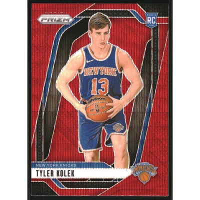 2024-25 Panini Prizm Prizms Ruby Wave #225 Tyler Kolek