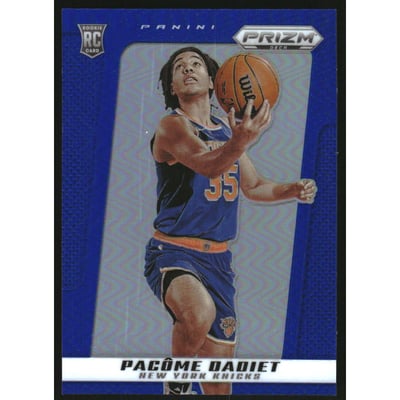 2024-25 Prizm Deca Prizms Blue #58 Pacome Dadiet