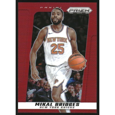2024-25 Prizm Deca Prizms Red #43 Mikal Bridges