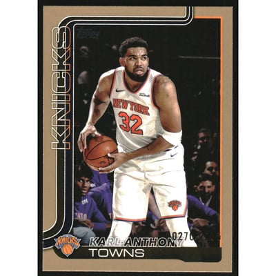 2025-26 Topps Gold #19 Karl-Anthony Towns