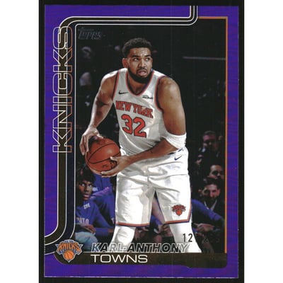 2025-26 Topps Purple Rainbow #19 Karl-Anthony Towns