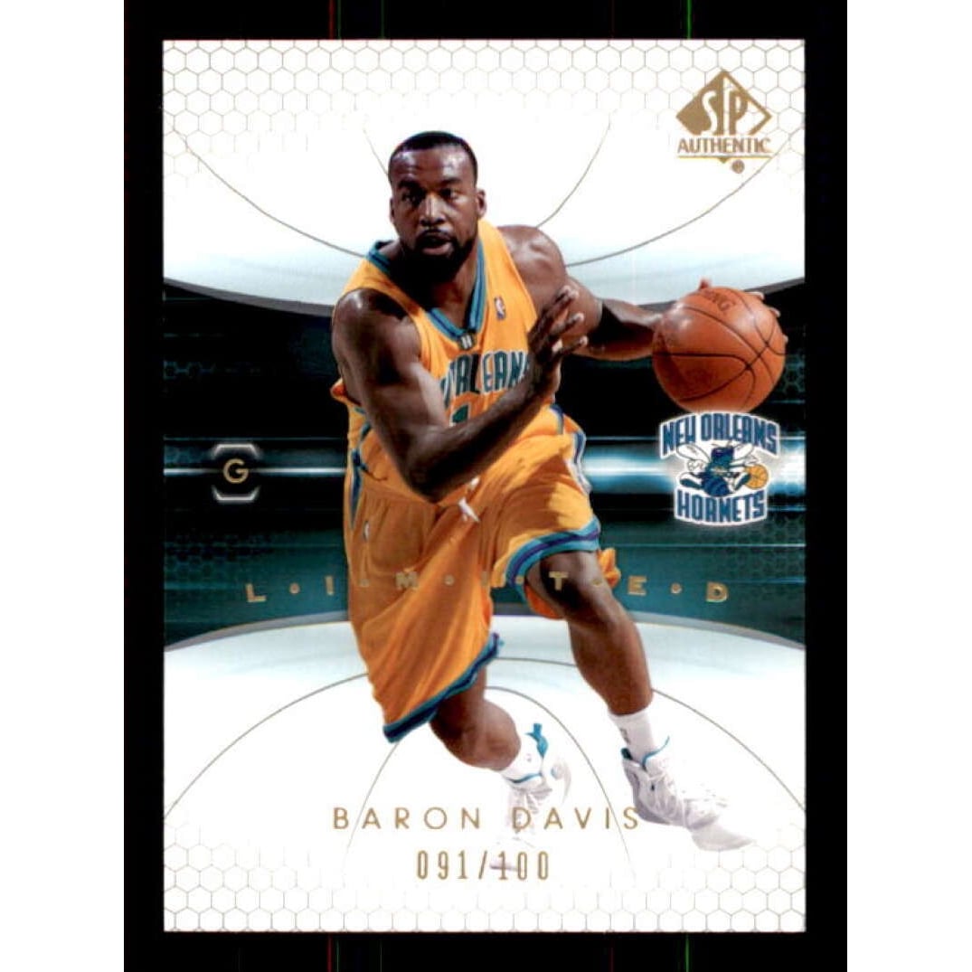 Baron Davis Card 2004-05 SP Authentic Limited #55