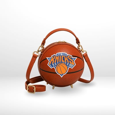 New York Knicks by Jill Martin Basketball Crossbody Fan Bag