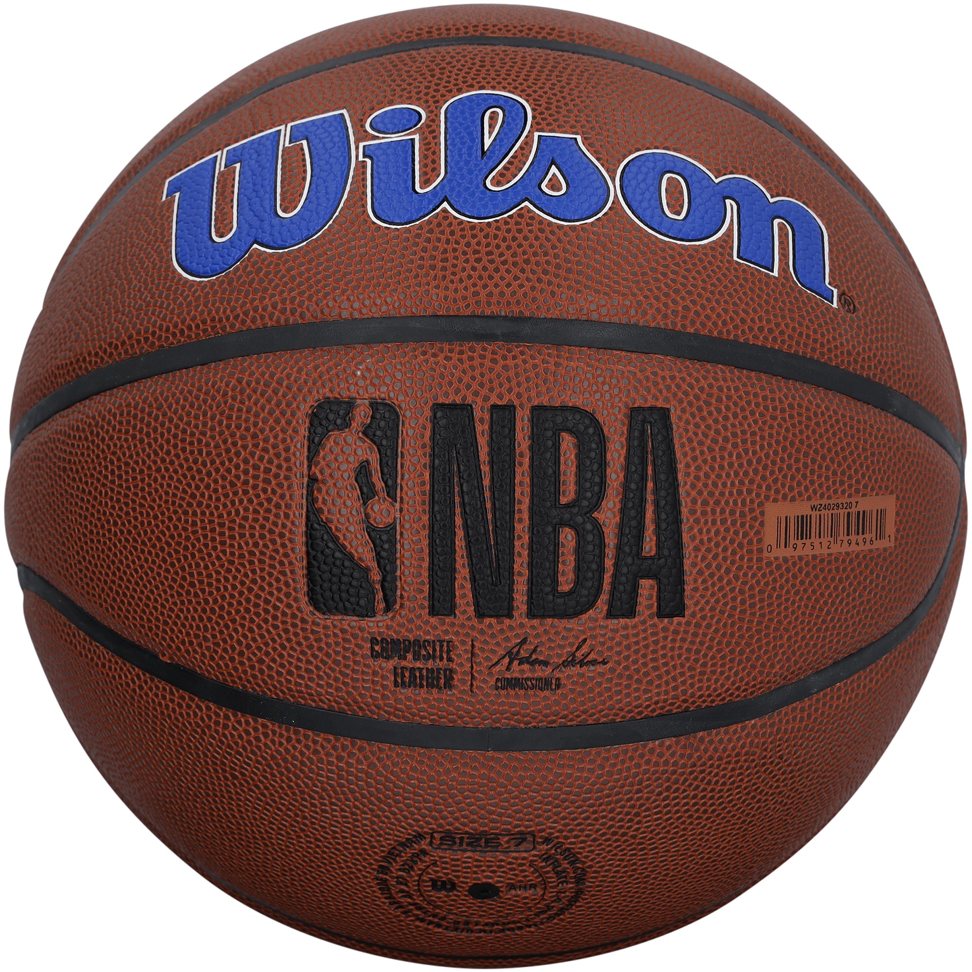 Ballon de basket Wilson Team Alliance autographié par Charles Oakley, des Knicks de New York.