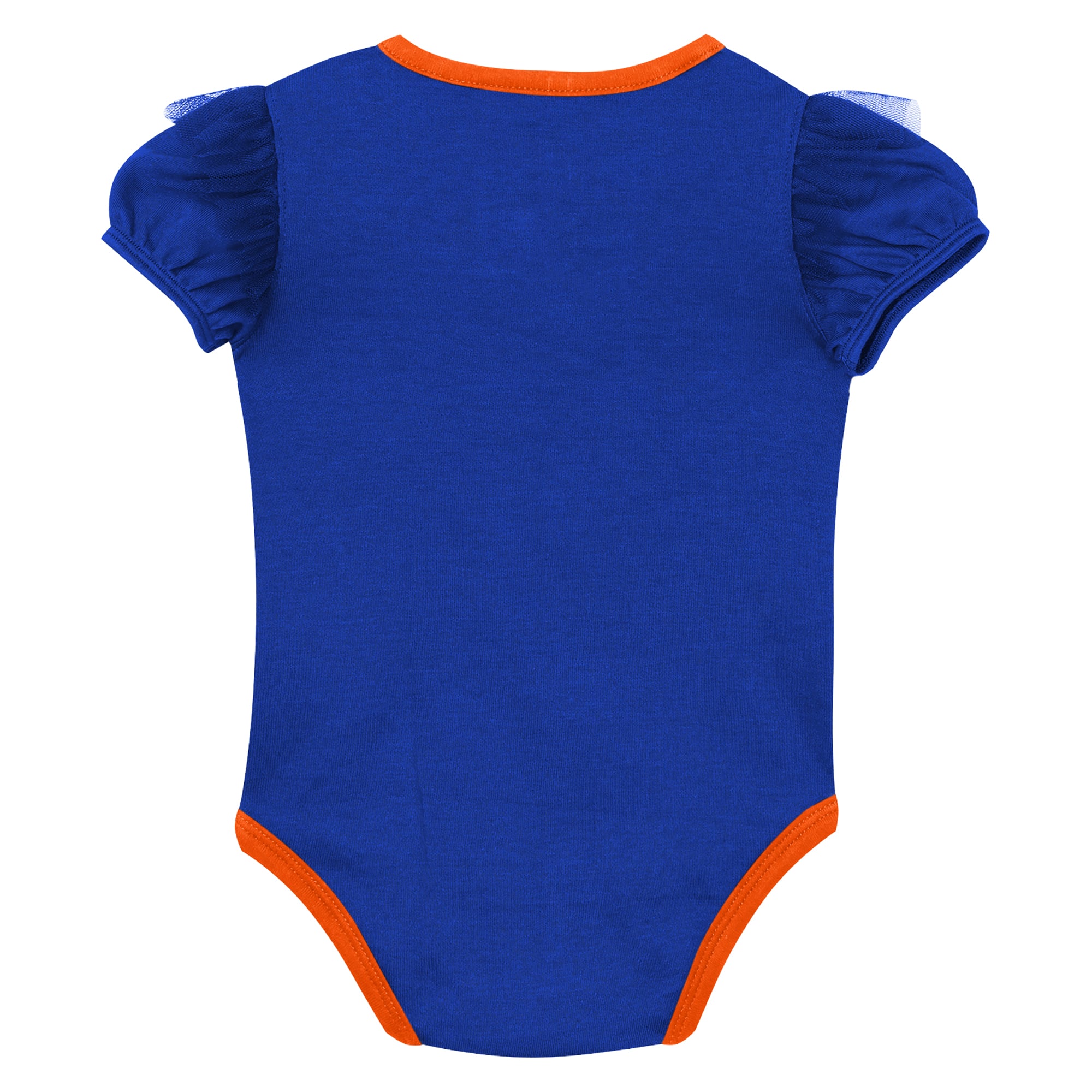 Ensemble body, pantalon et bandeau bleu/gris New York Knicks pour bébé fille Outerstuff, motif cœur de l'équipe