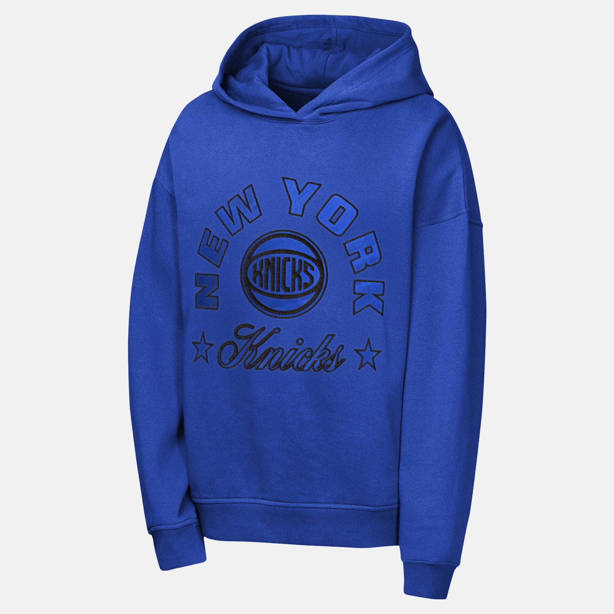 Sweat à capuche oversize bleu New York Knicks pour filles et jeunes