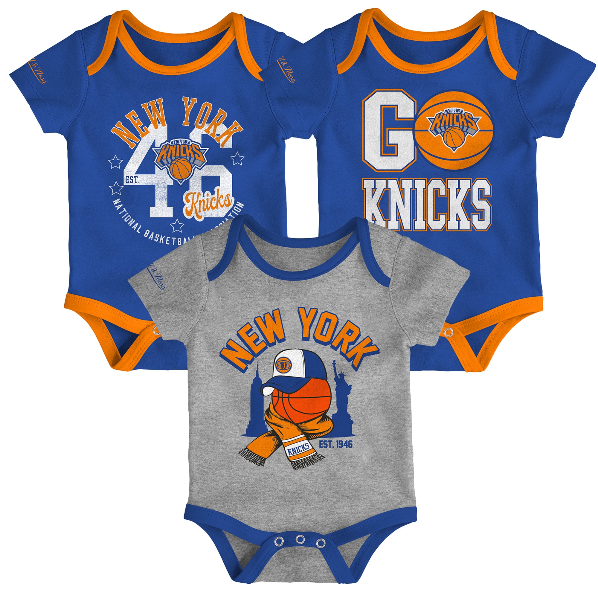 Ensemble de 3 bodies Mitchell & Ness pour béb