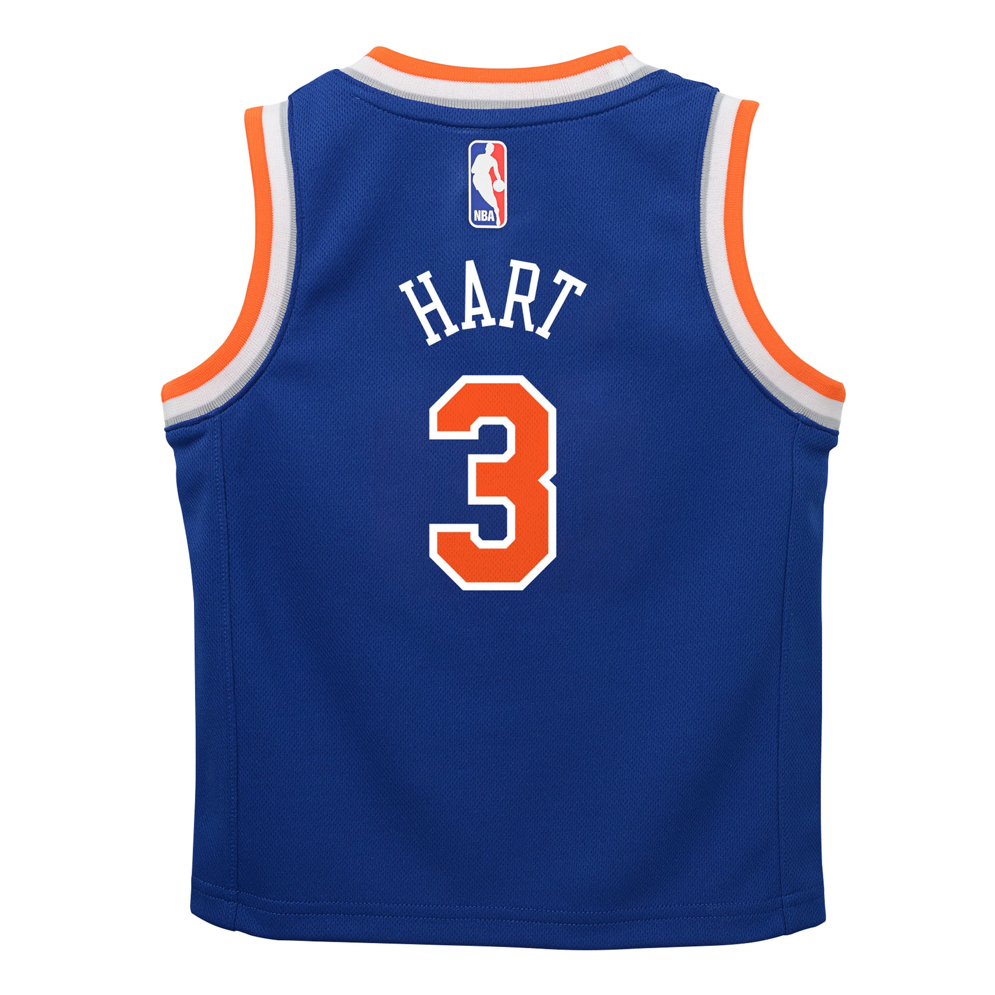 Maillot réplique Swingman bleu des New York Knicks pour bébé Nike Josh Hart - Édition Icon