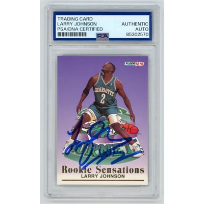 Larry Johnson Memorabilia, Autographed Larry Johnson Collectibles 