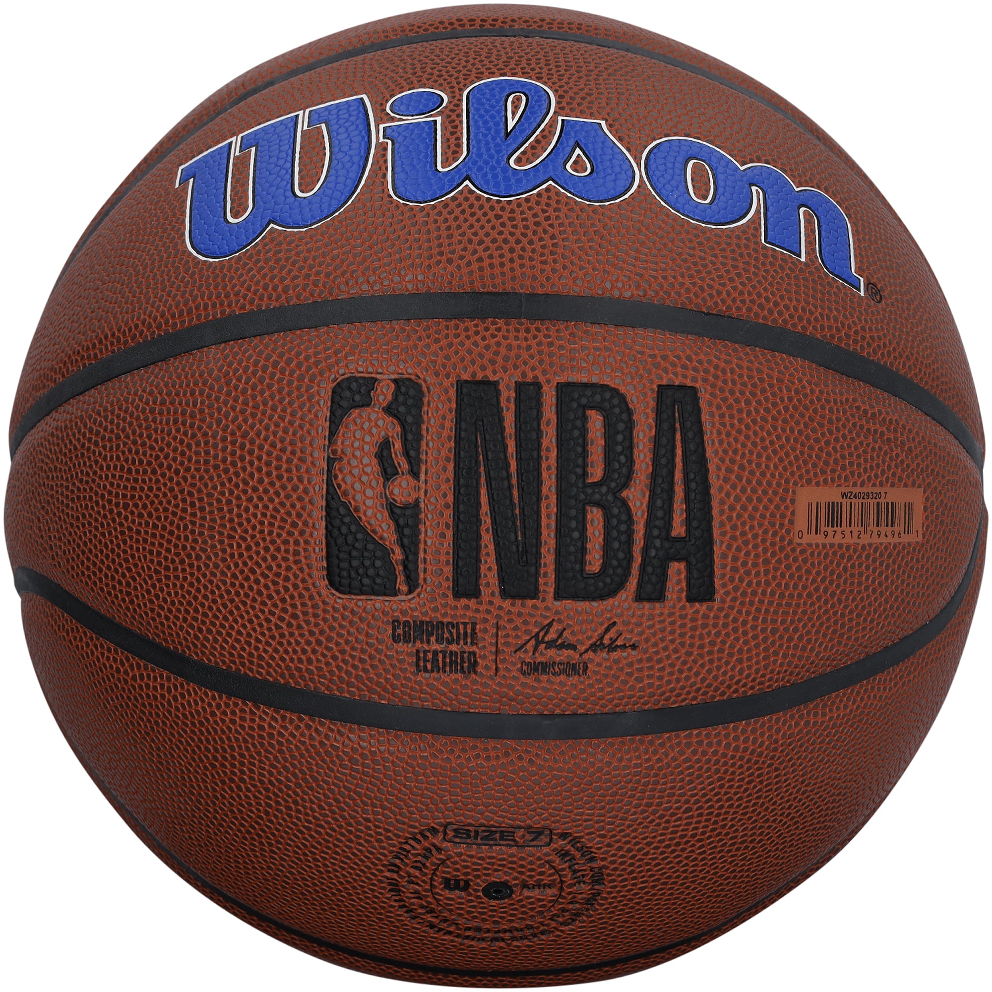 Ballon de basket-ball Wilson Authentic Series autographié par Latrell Sprewell des New York Knicks, utilisable en intérieur et en extérieur.
