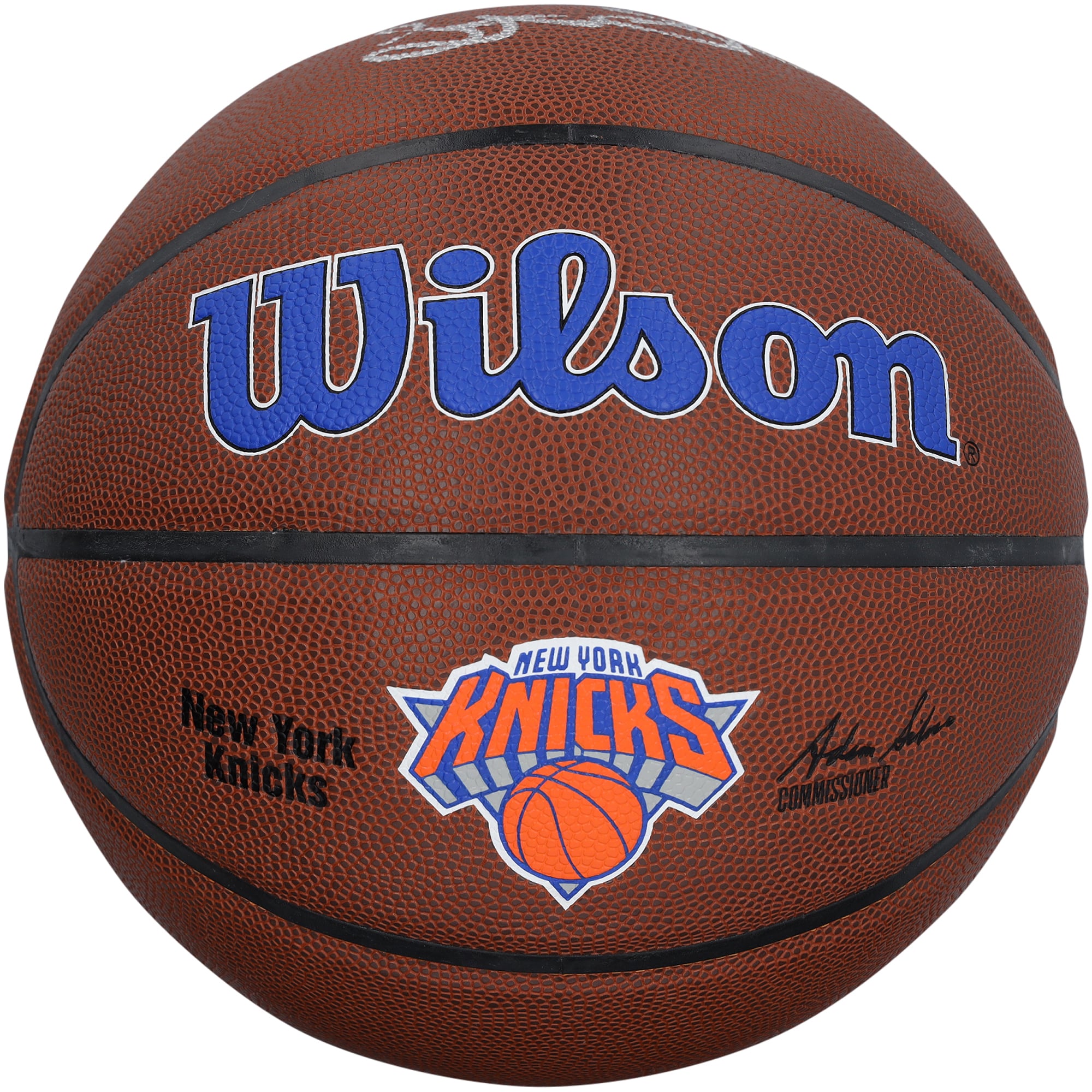 Ballon de basket Wilson Team Alliance autographié par Latrell Sprewell, des Knicks de New York.