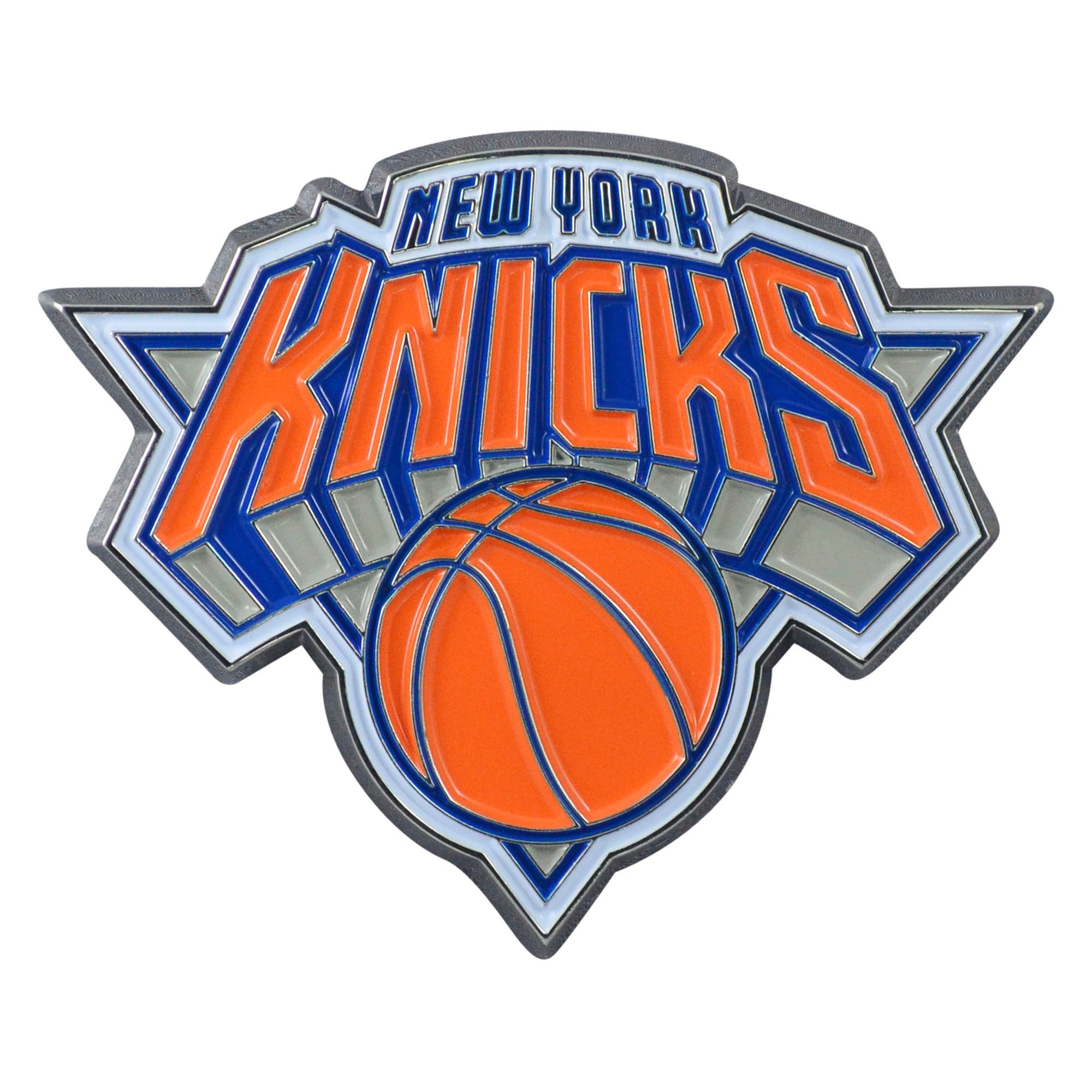 Logo Brands New York Knicks Emblème automobile en relief couleur