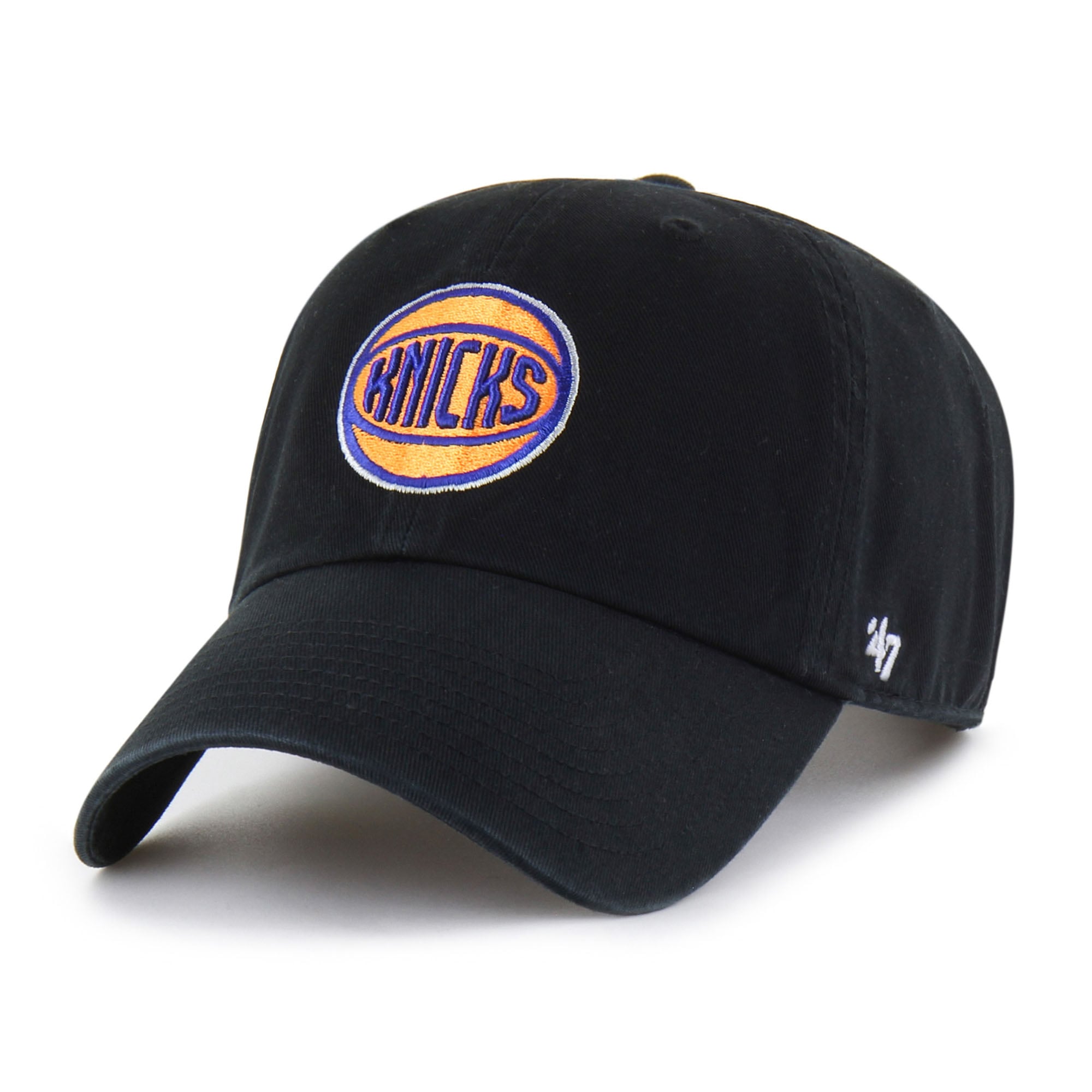 Men's New York Knicks '47 Black Clean Up Adjustable Hat