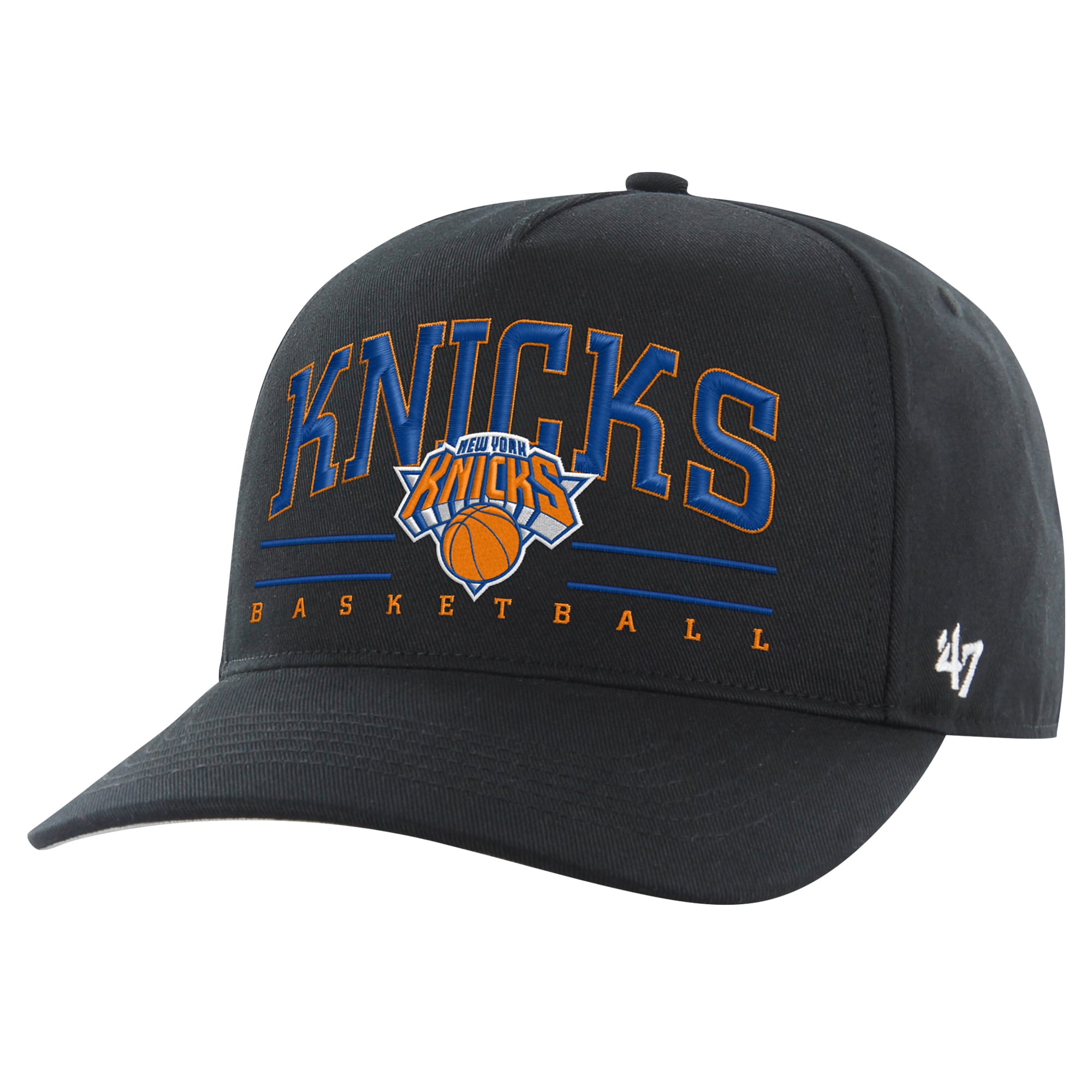 Men's New York Knicks '47 Black Core Roscoe Hitch Adjustable Hat