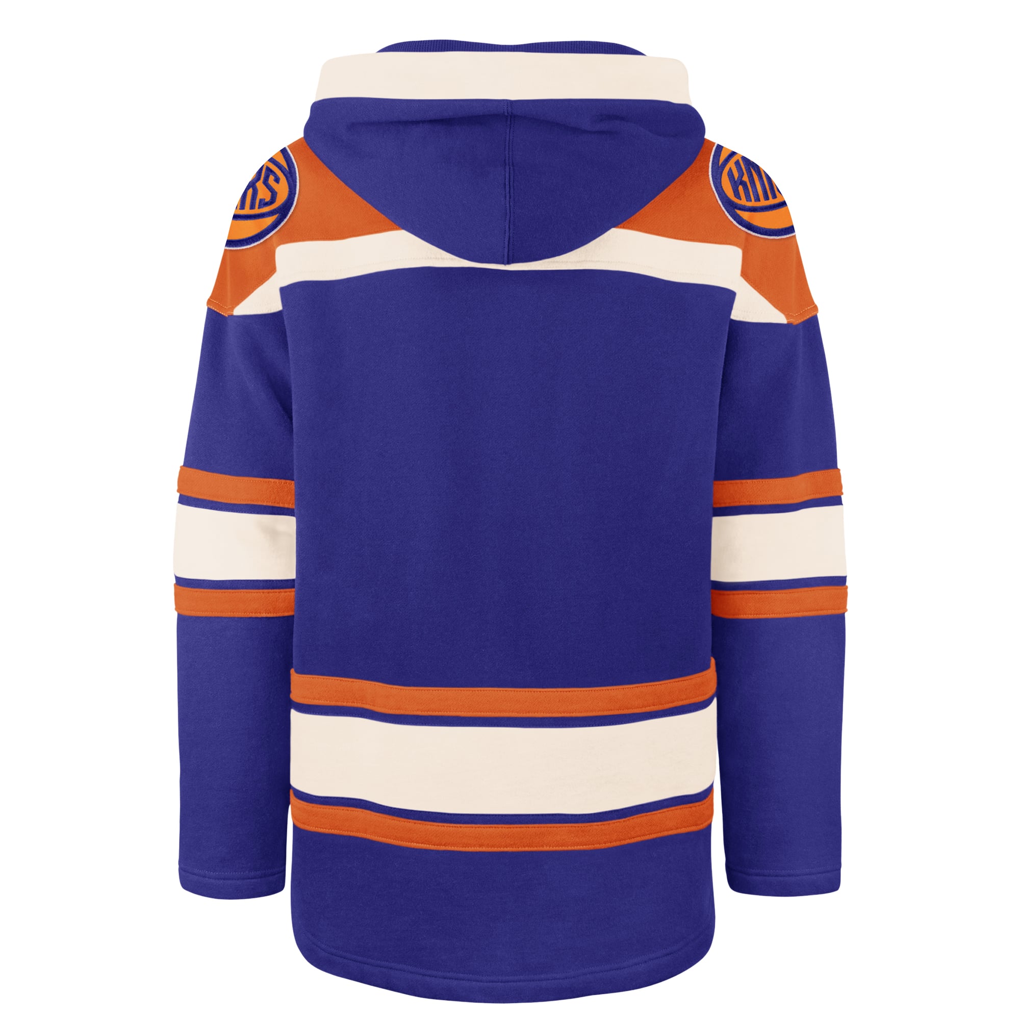 Sweat à capuche Lacer bleu New York Knicks pour homme, taille 47, grandes tailles