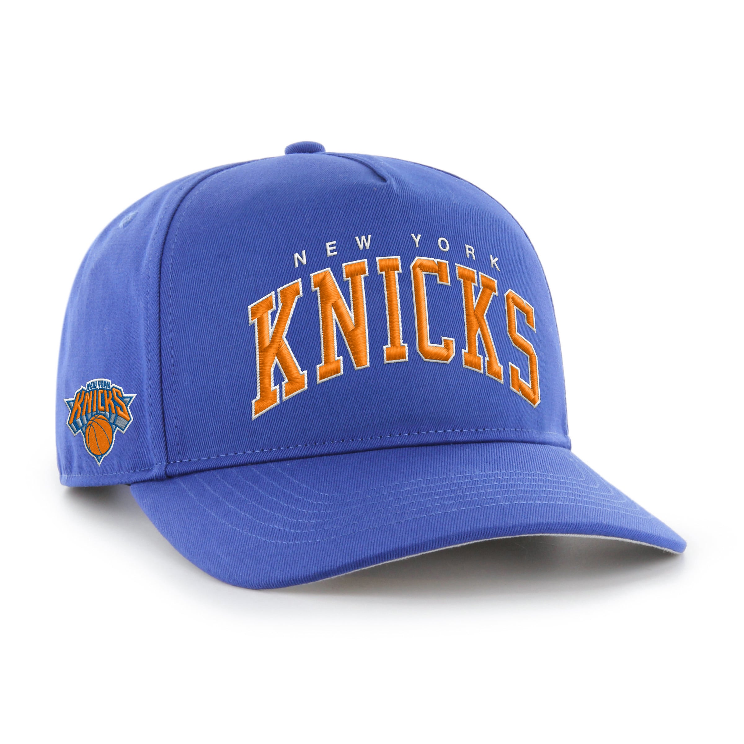 Men's '47 Blue New York Knicks Block Arch Hitch Adjustable Hat