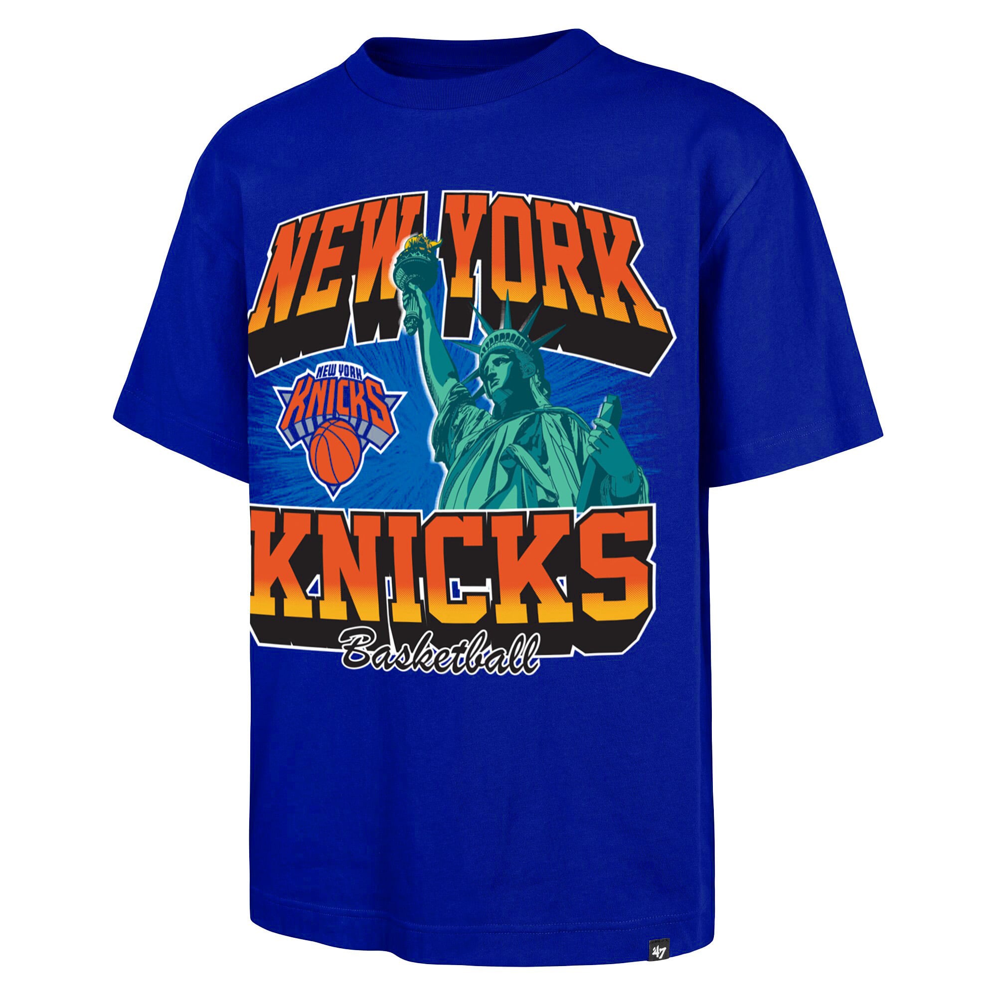 T-shirt Franklin régional bleu '47 New York Knicks pour homme