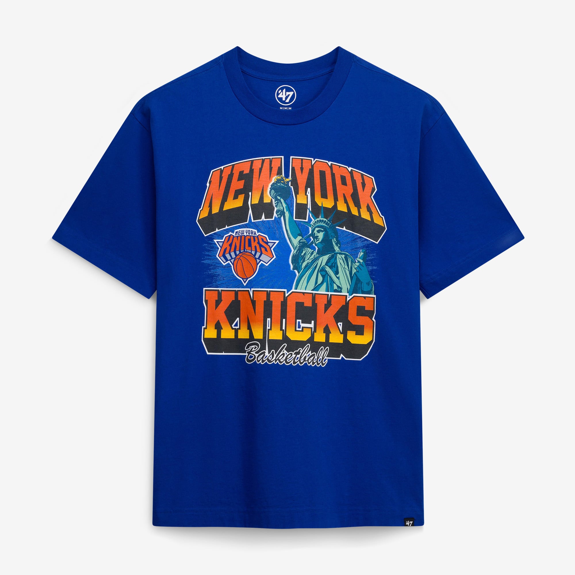 Men's '47 Blue New York Knicks Regional Franklin T-Shirt