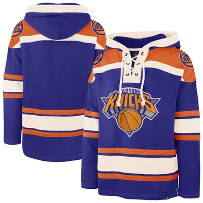 New York Knicks '47 Superior Lacer Hoodie - Blue