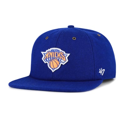 New York Knicks '47 Wool Captain Adjustable Hat - Blue