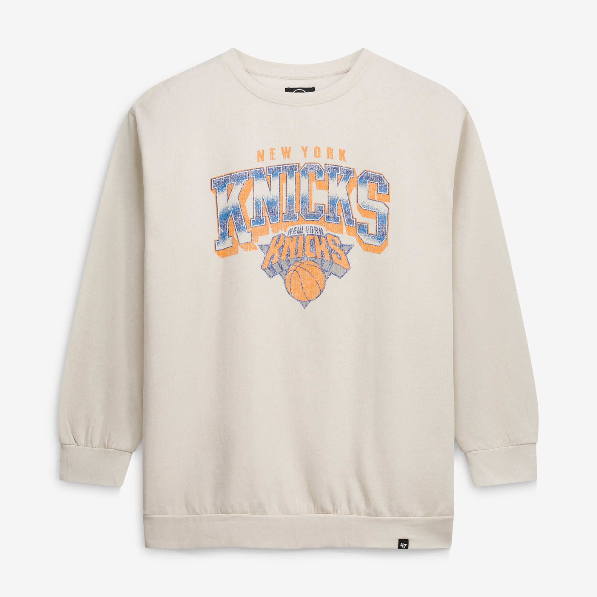 Sweat-shirt à enfiler Spotlight Headline New York Knicks '47 Cream Big & Tall pour homme