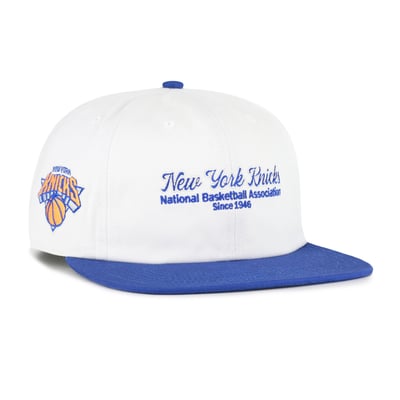 New York Knicks '47 Script Stack Captain Snapback Hat - Cream