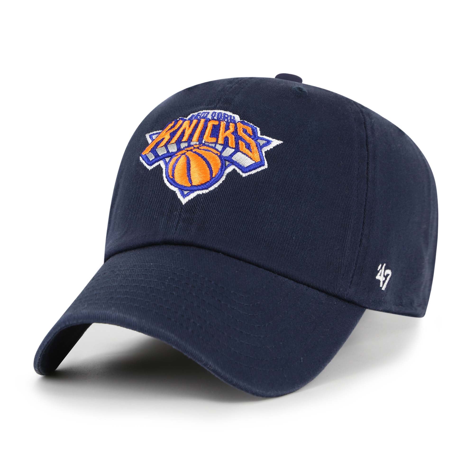 Men's New York Knicks '47 Navy Core Logo Clean Up Adjustable Hat