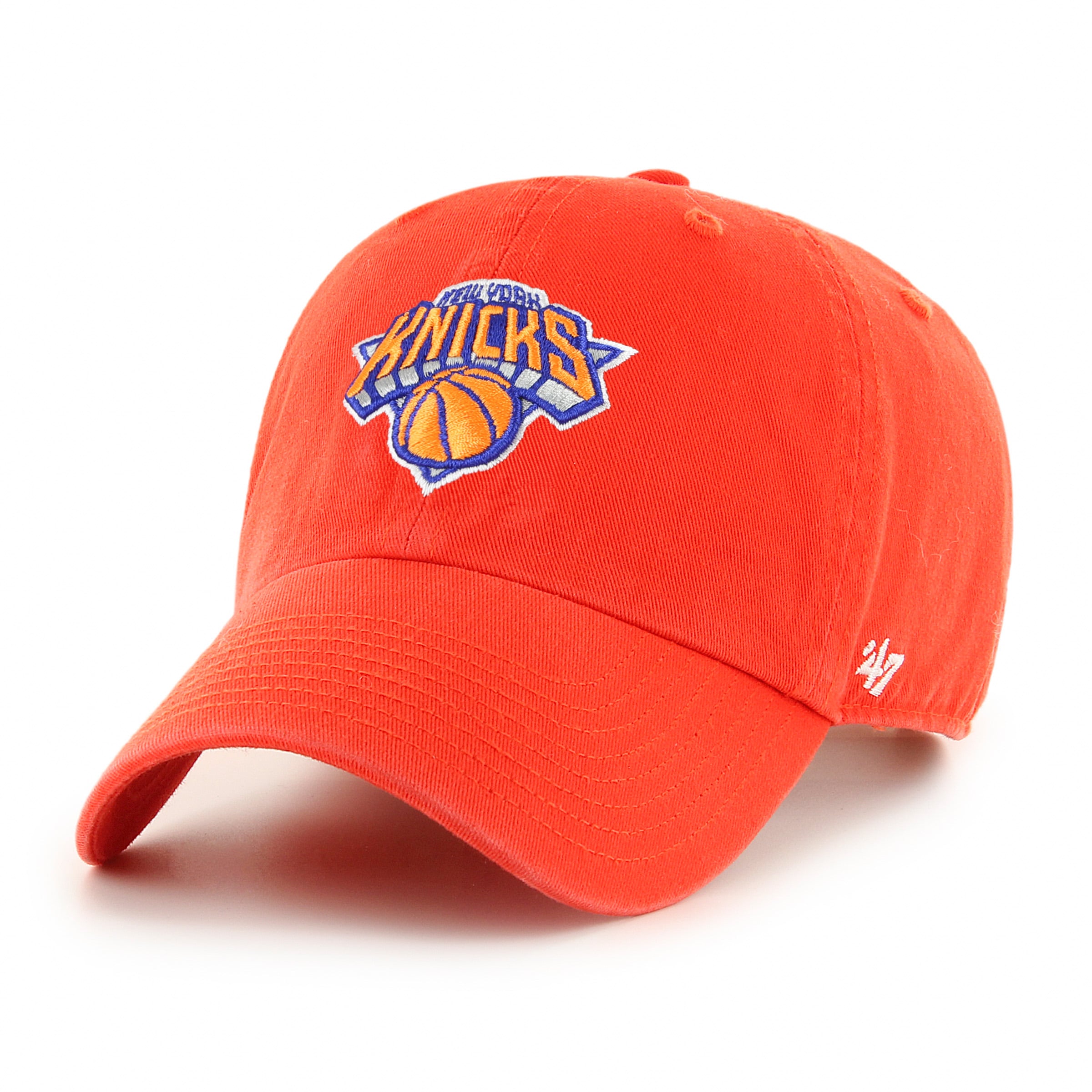 Men's New York Knicks '47 Orange Core Logo Clean Up Adjustable Hat