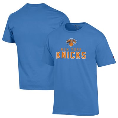 New York Knicks Champion Jersey Cotton T-Shirt - Blue