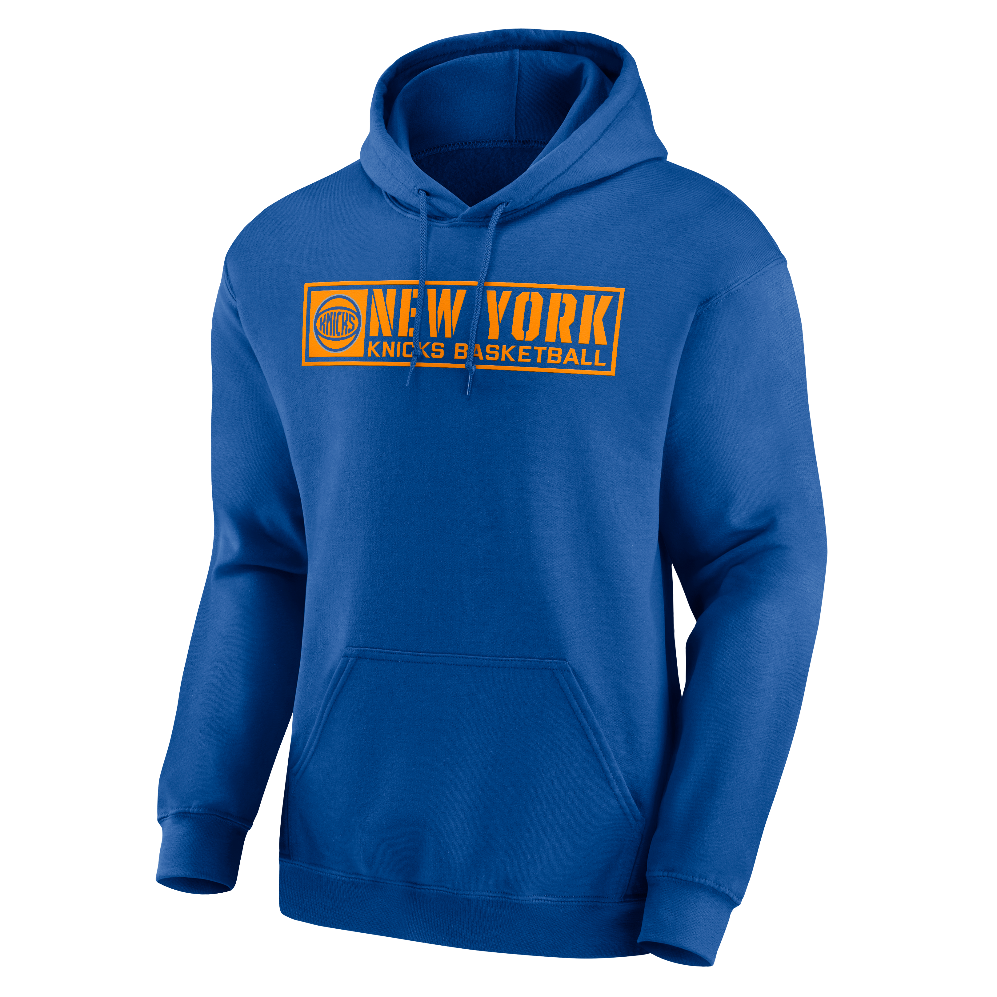 Men's Fanatics Blue New York Knicks Alternate Logo Sign Fleece Hoodie