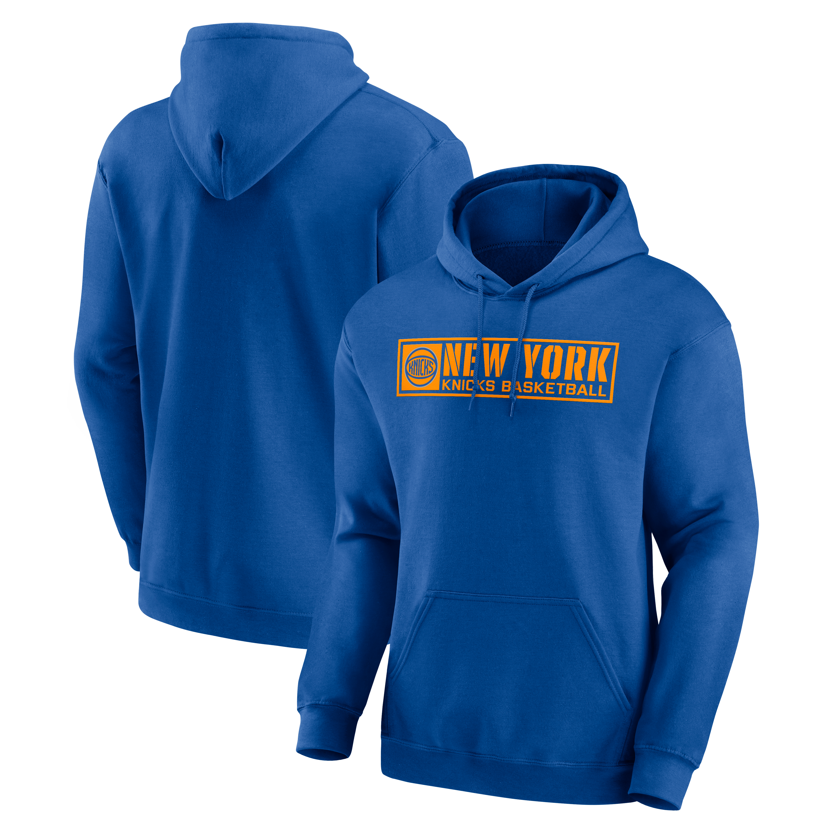 Men's Fanatics  Blue New York Knicks Alternate Logo Sign Fleece Hoodie