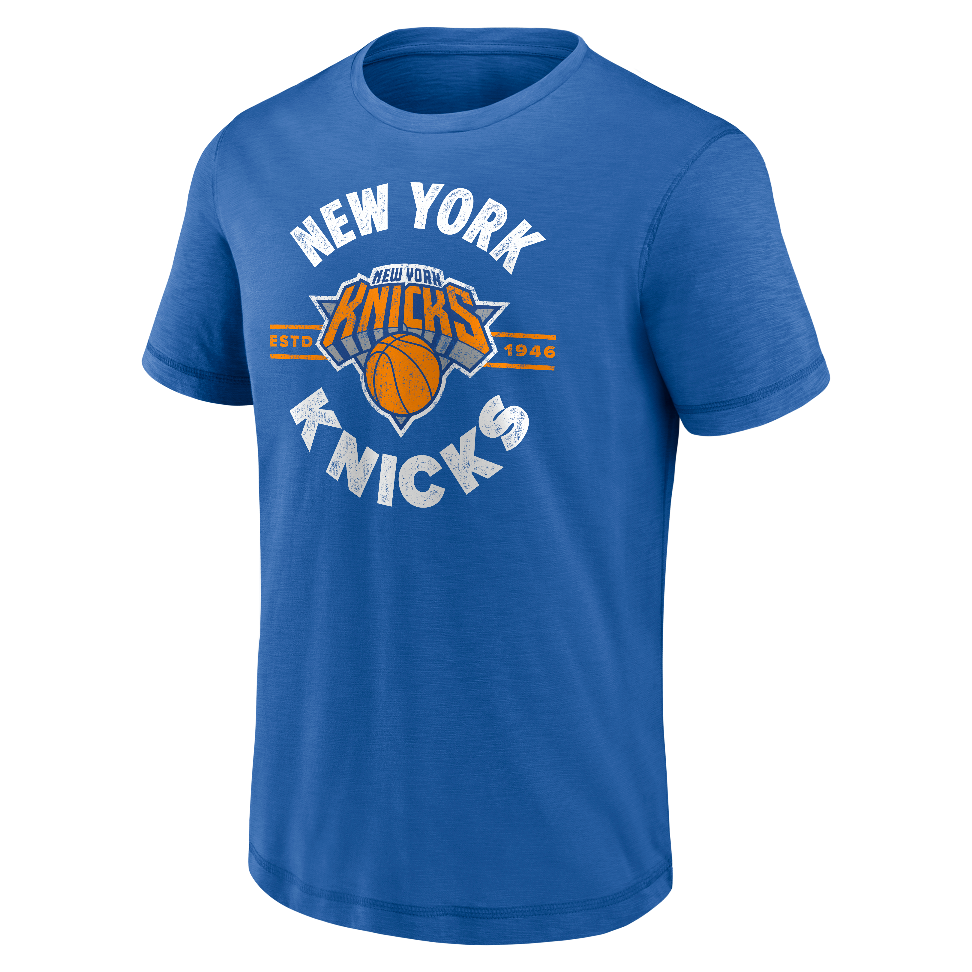 Men's Fanatics  Blue New York Knicks Established Slub T-Shirt