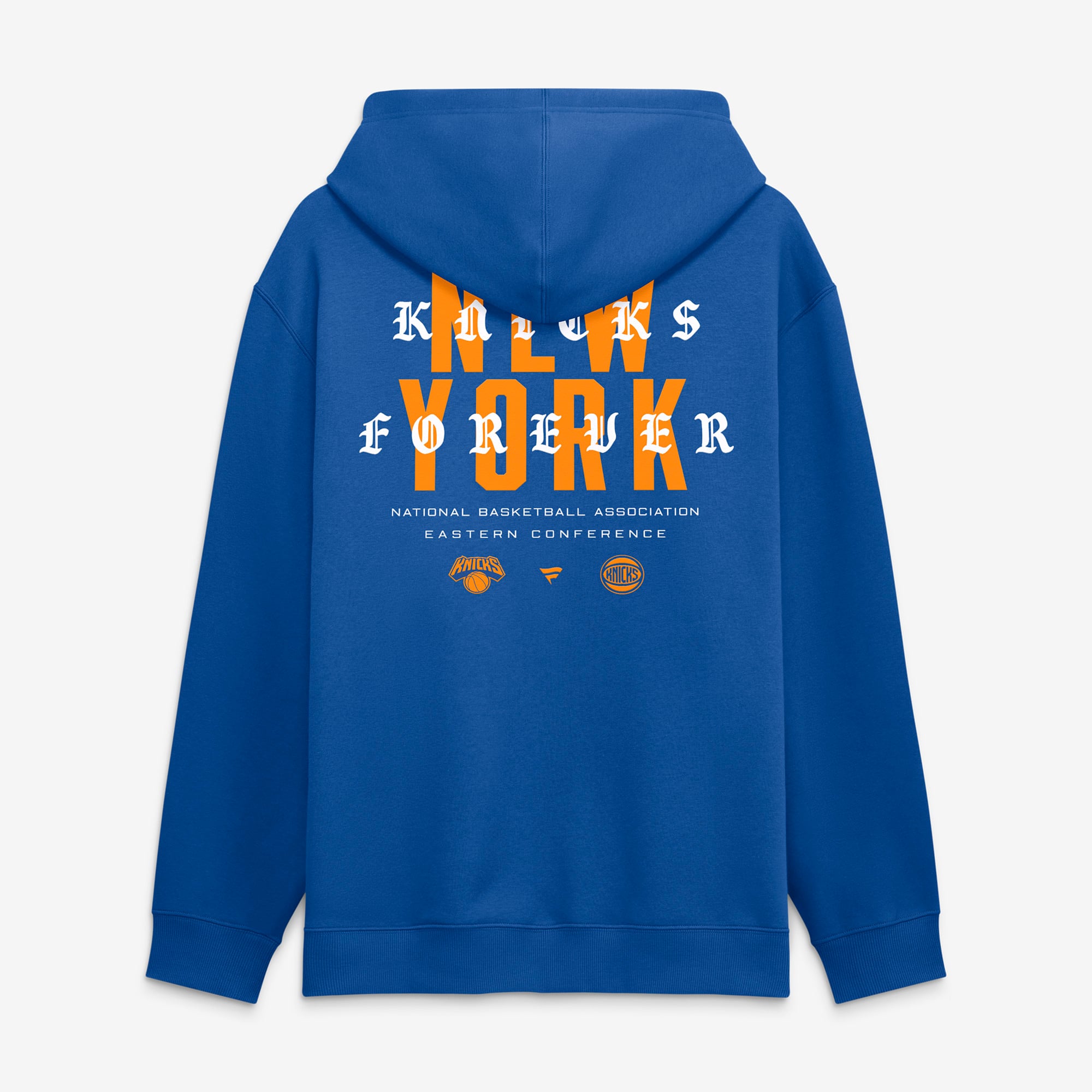 Sweat à capuche Fanatics Blue New York Knicks Forever Legacy pour homme