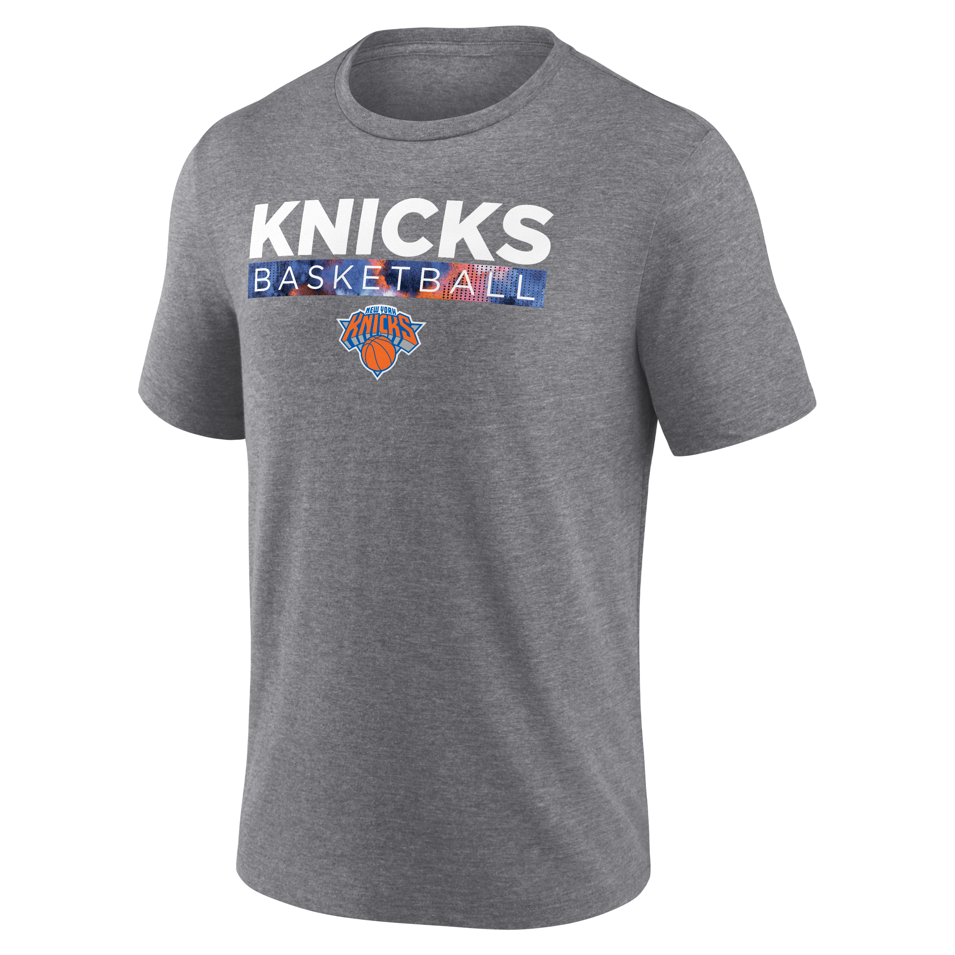 Men's Fanatics  Heather Gray New York Knicks Next Man Up Tri-Blend T-Shirt