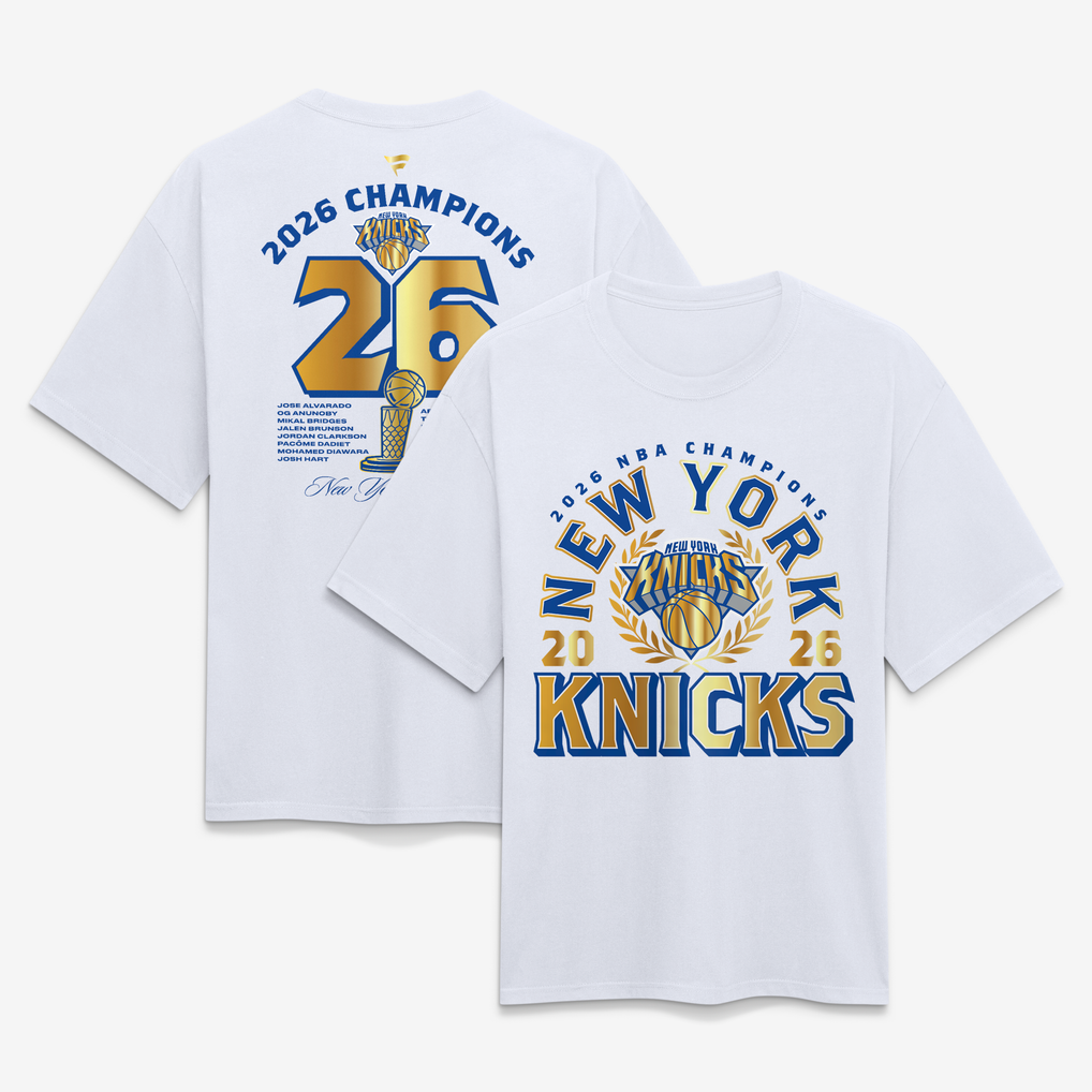 New York Knicks Fanatics 2026 NBA Finals Champions Banner Makers ...