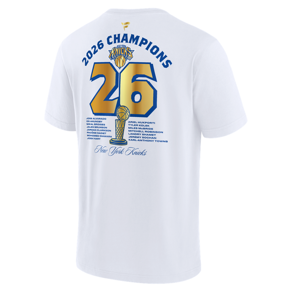 New York Knicks Fanatics 2026 NBA Finals Champions Banner Makers ...