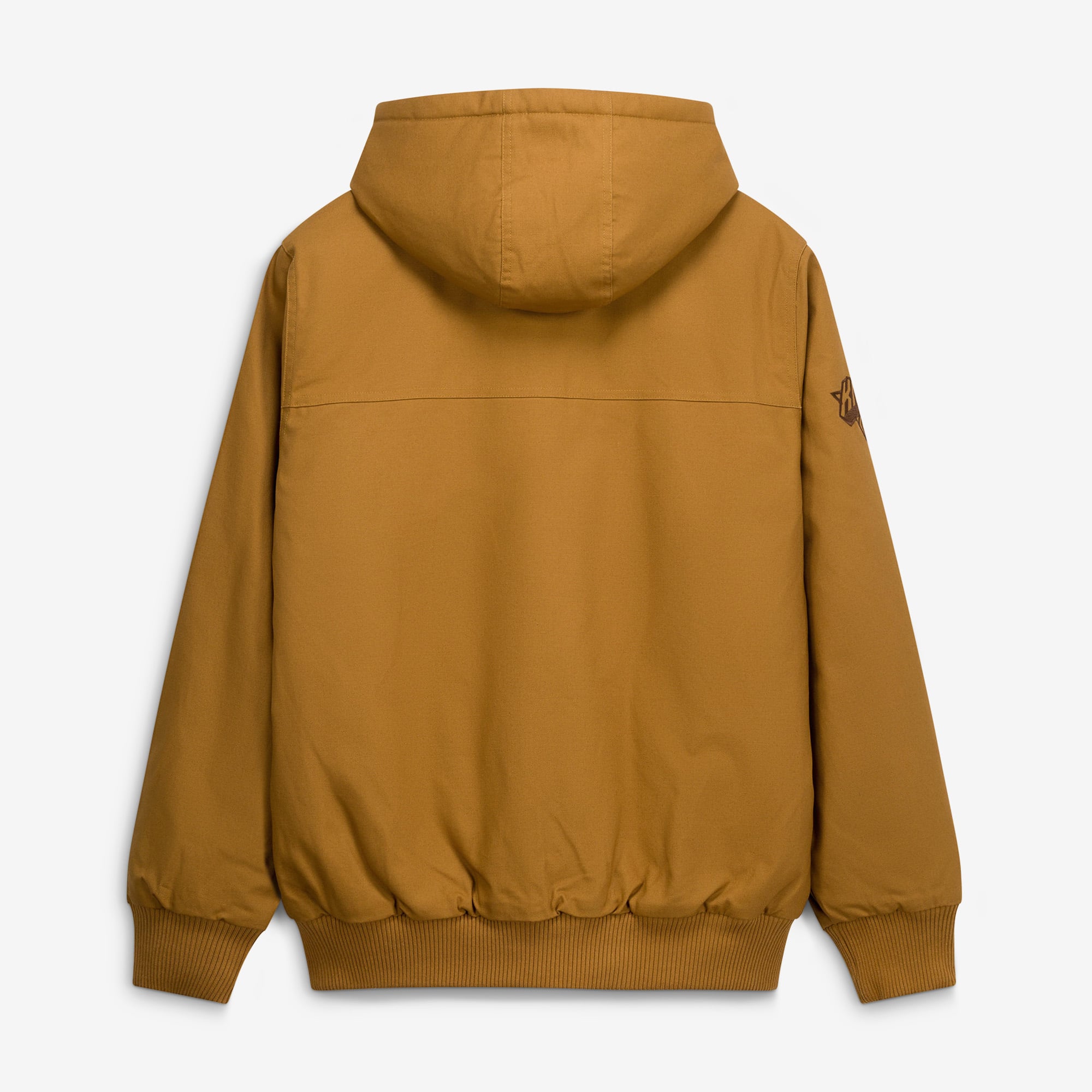 Men's G-III Sports by Carl Banks Tan New York Knicks Build Up Heavy Duck Canvas Full-Zip Hoodie
