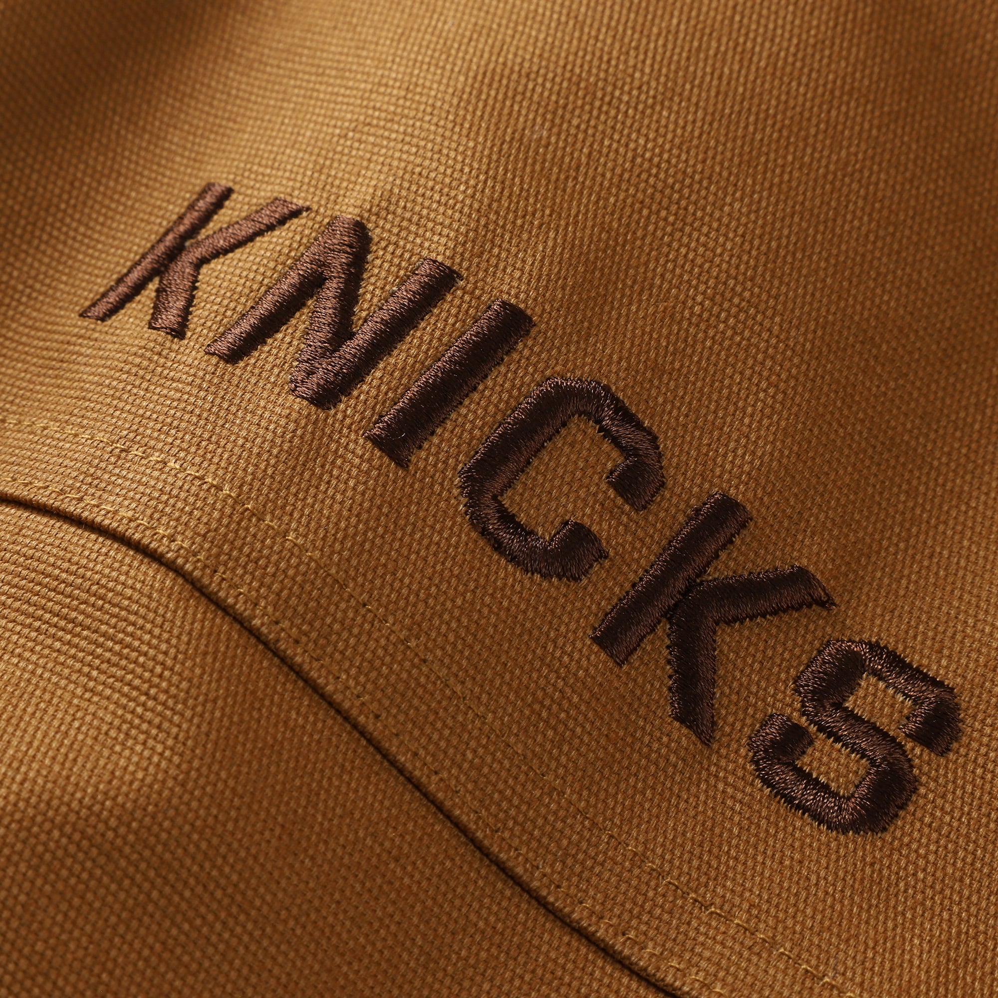 Men's G-III Sports by Carl Banks Tan New York Knicks Build Up Heavy Duck Canvas Full-Zip Hoodie