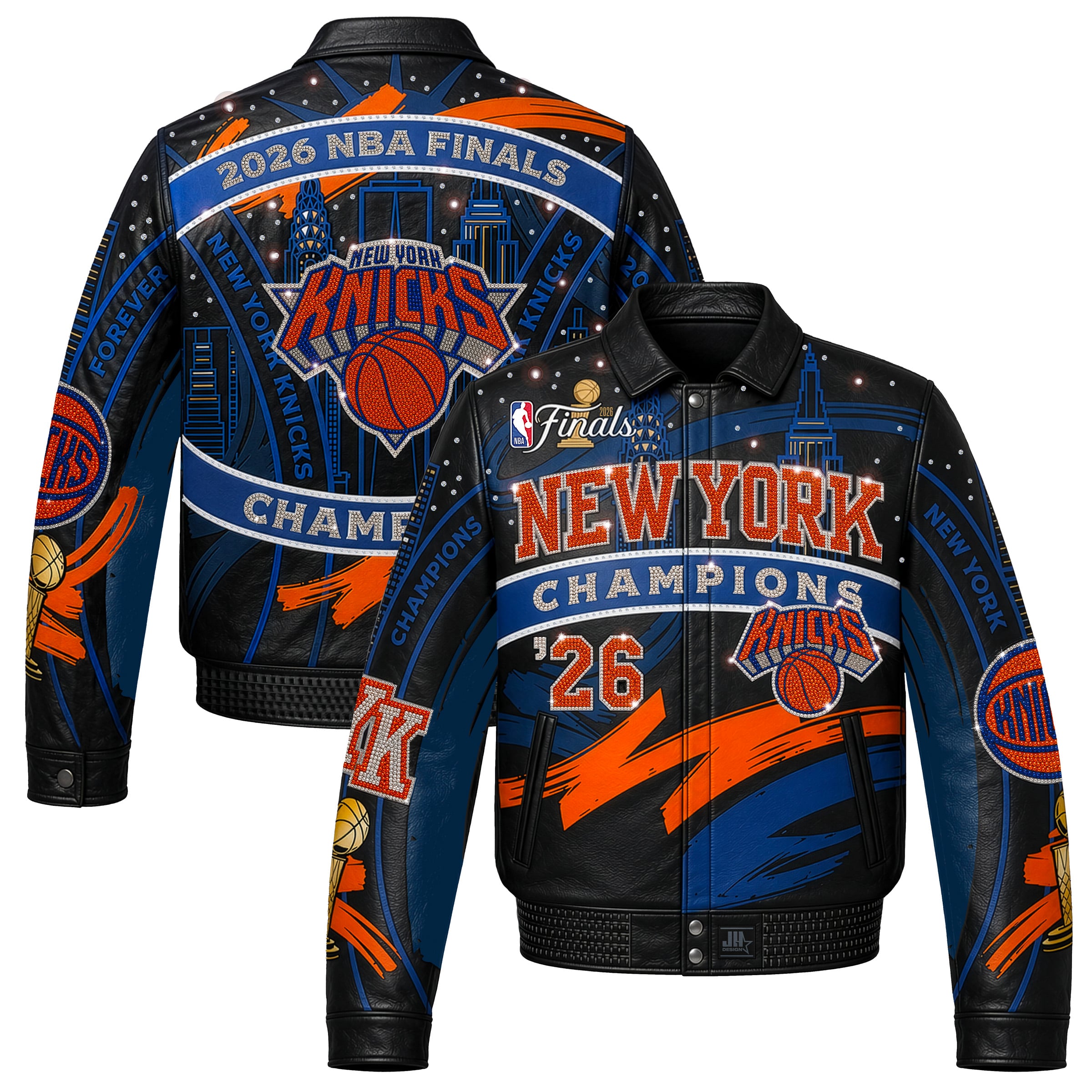 New York Knicks JH Design 2026 NBA Finals Champions Limited 