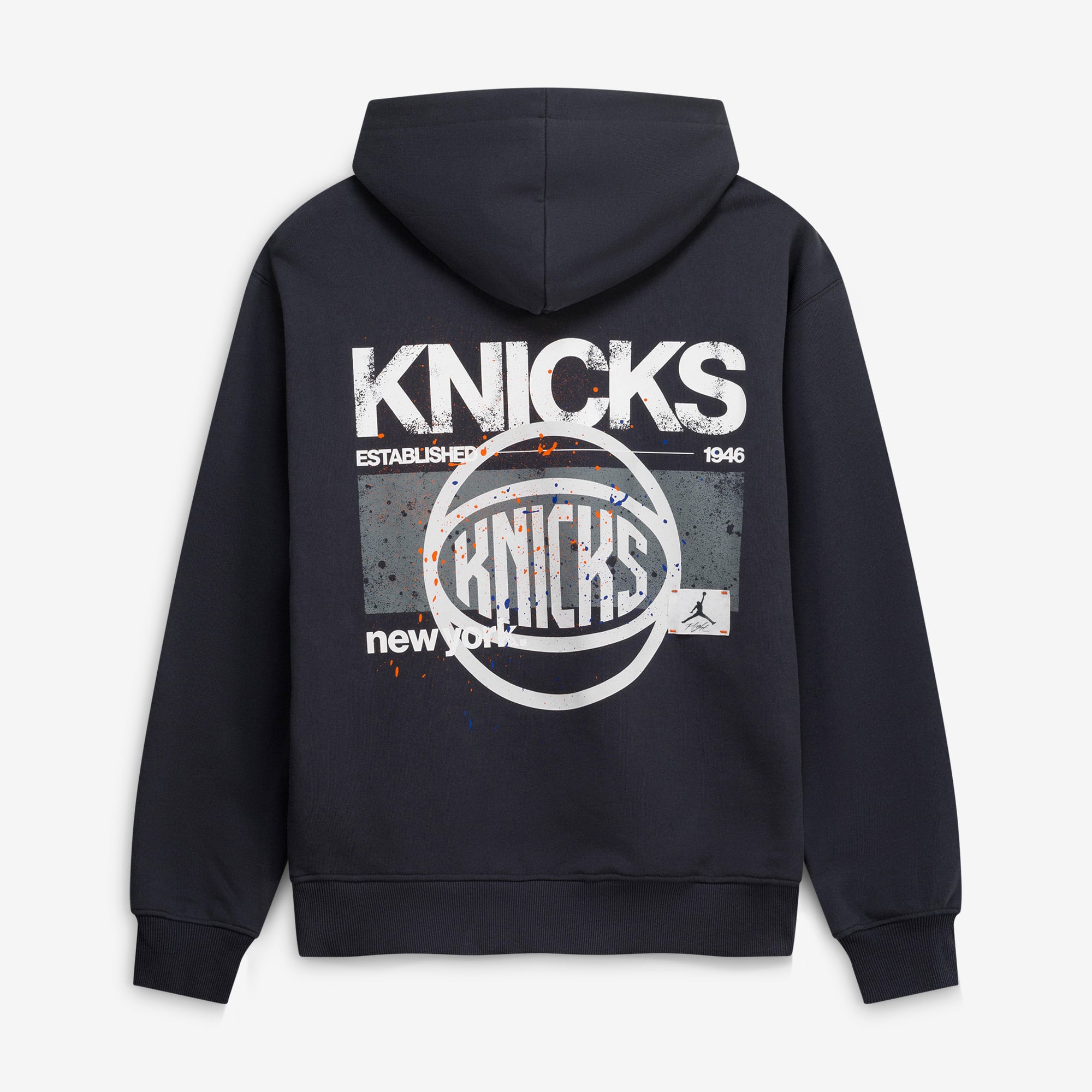 Sweat à capuche Jordan Brand anthracite New York Knicks Statement Jumpman Flight Premiere pour homme