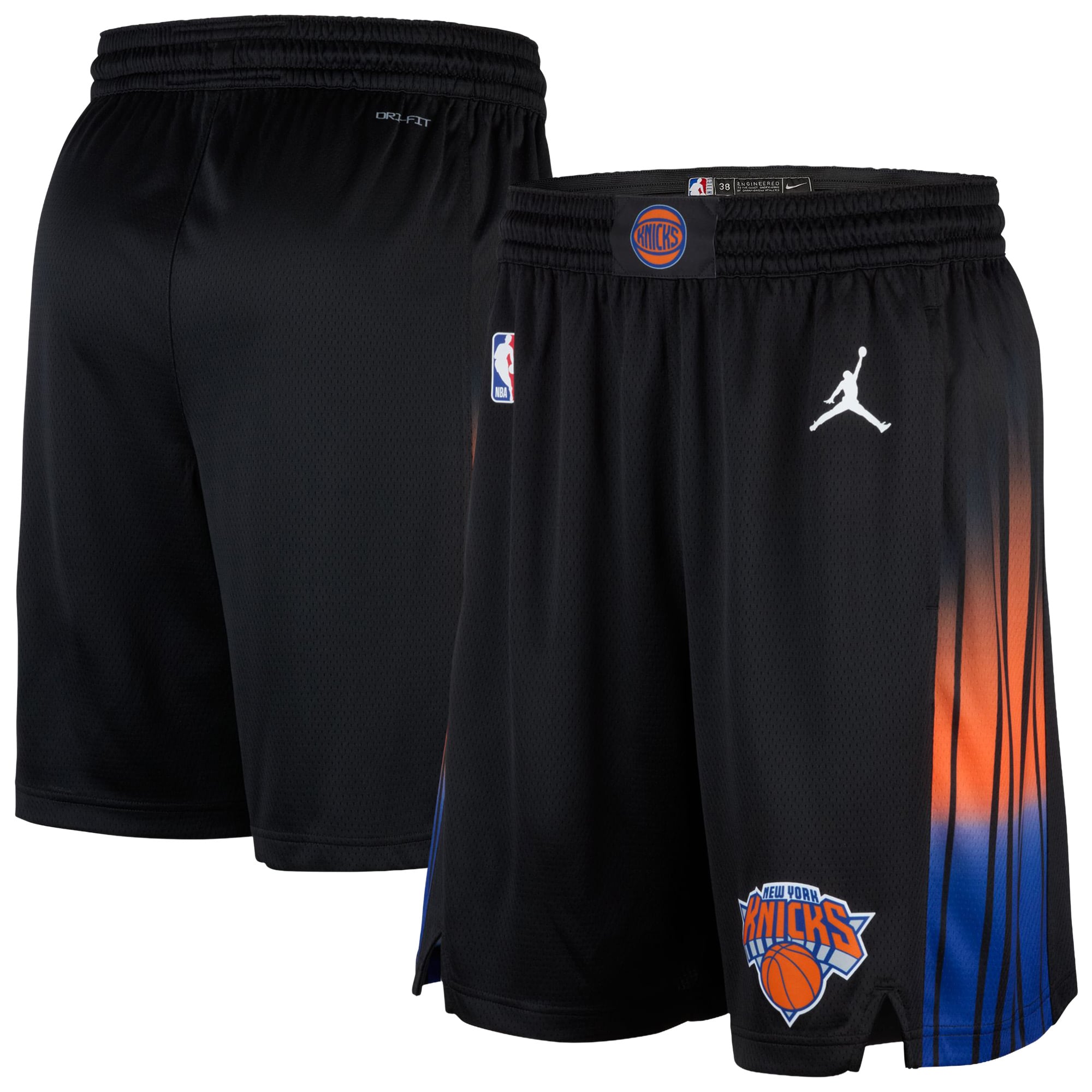 Short Swingman Jordan Brand noir New York Knicks pour homme - Édition Statement