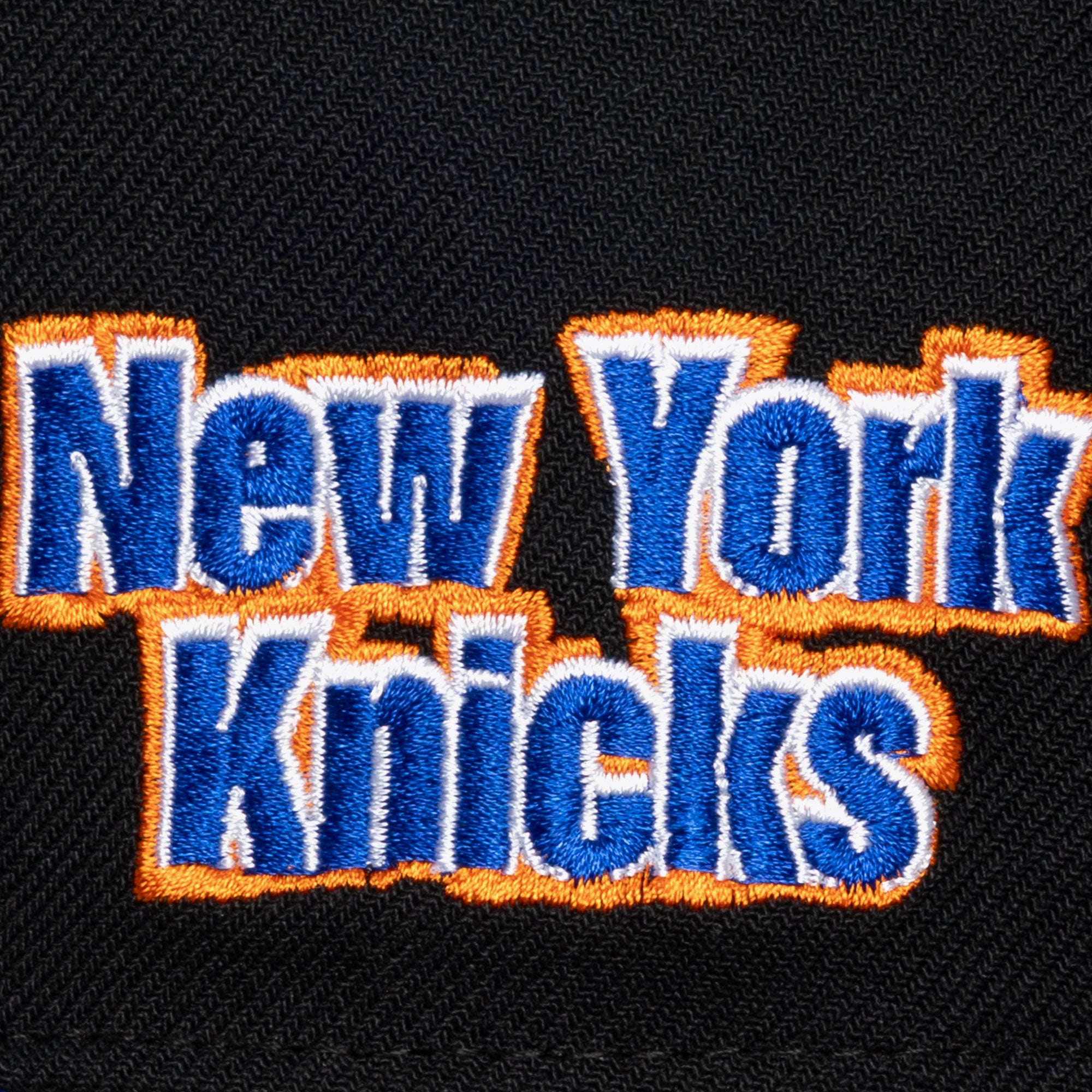 Men's Mitchell & Ness Black New York Knicks True Legacy Pro Snapback Hat