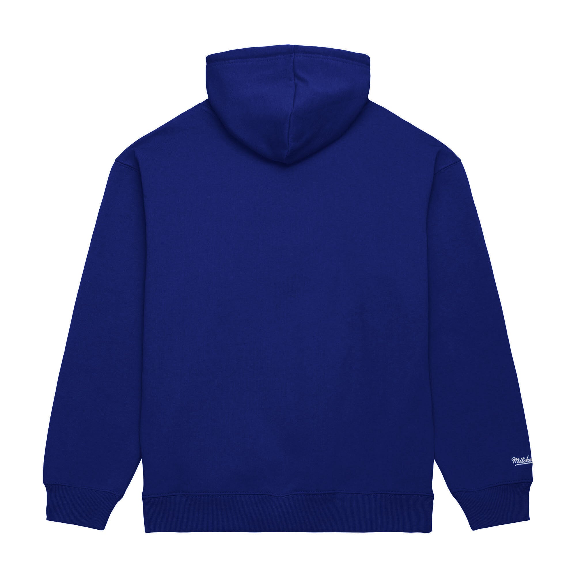 Sweat à capuche en polaire Mitchell & Ness bleu New York Knicks pour homme