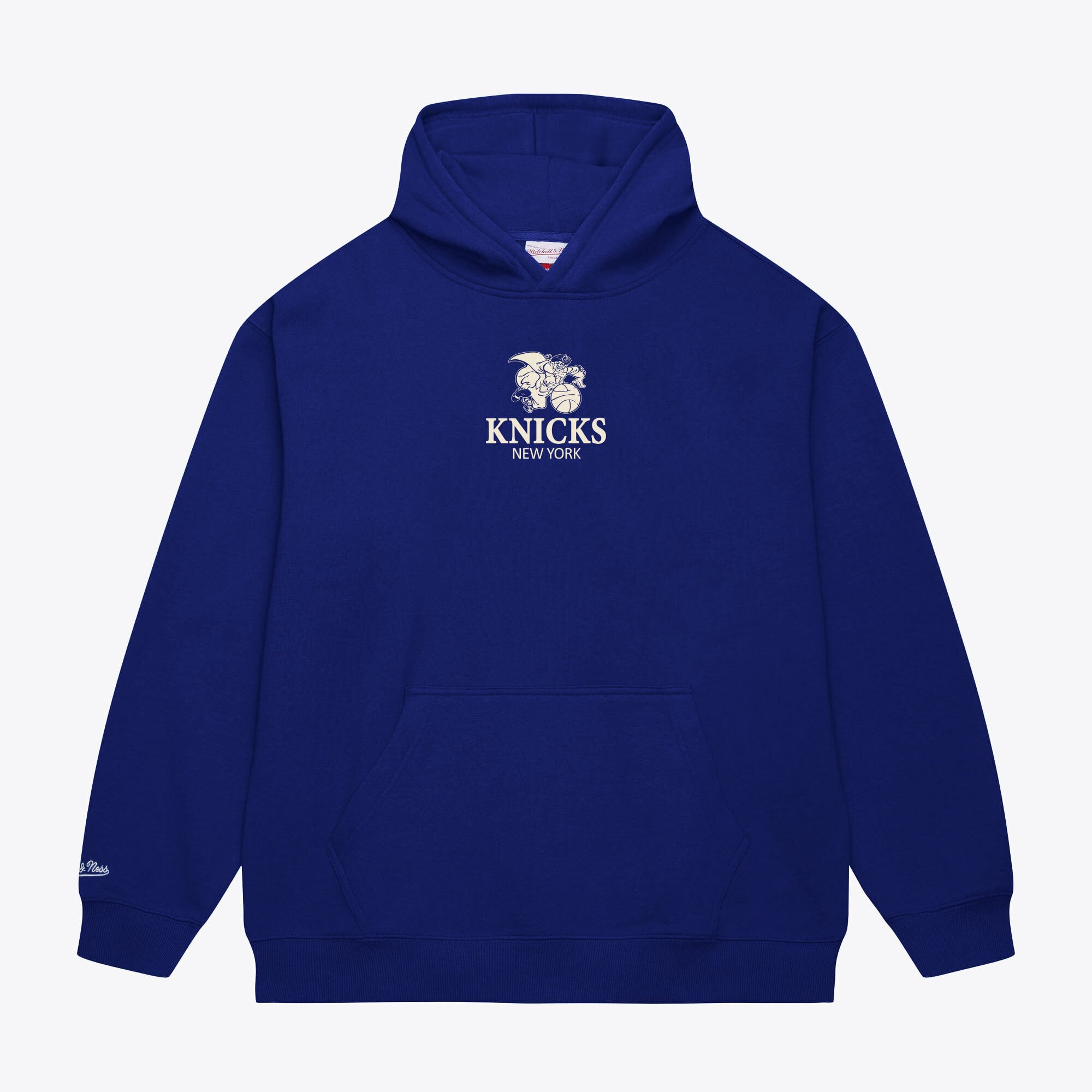 Men's Mitchell & Ness Blue New York Knicks Core Fleece Hoodie