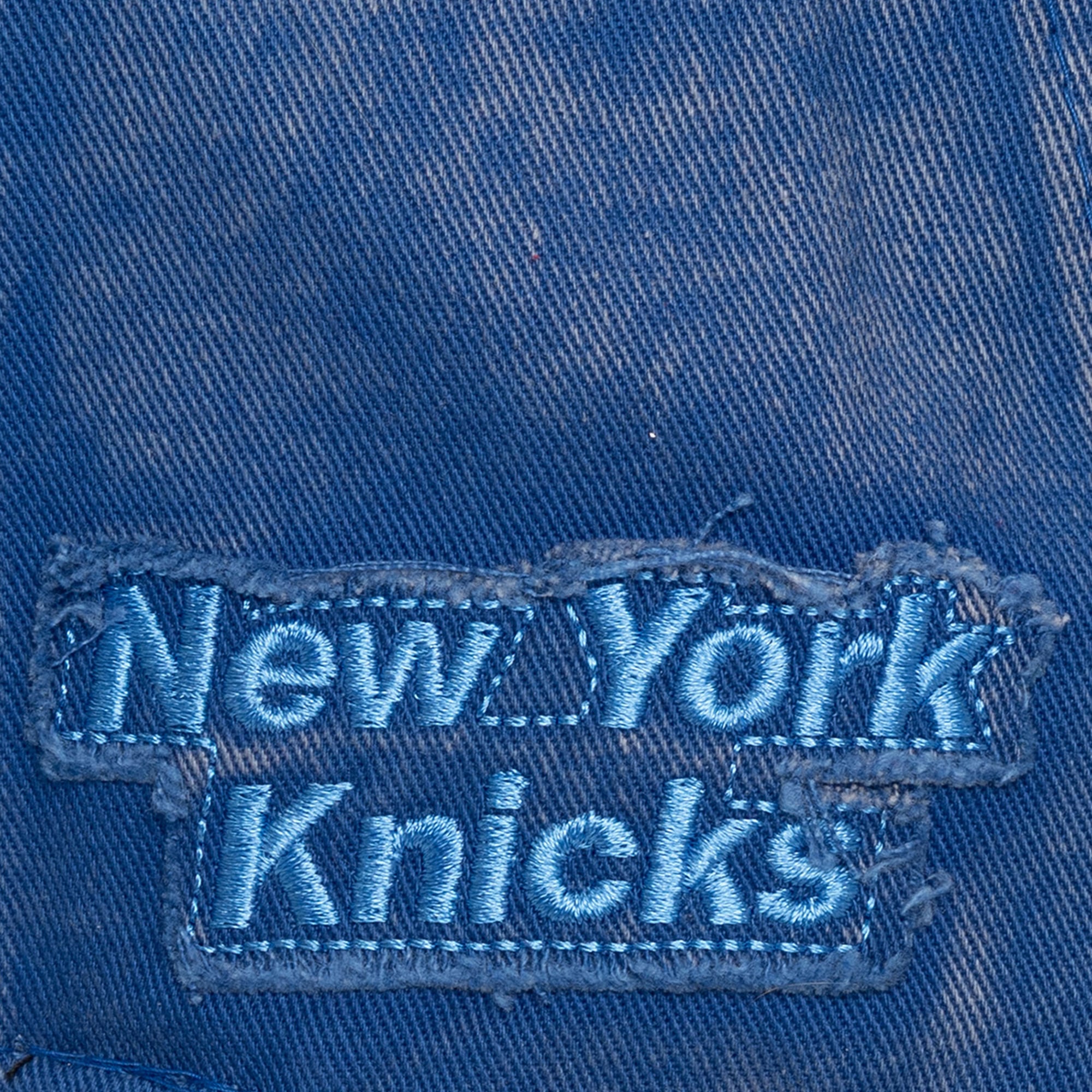 Men's Mitchell & Ness Blue New York Knicks Downtown Pro Crown Snapback Hat