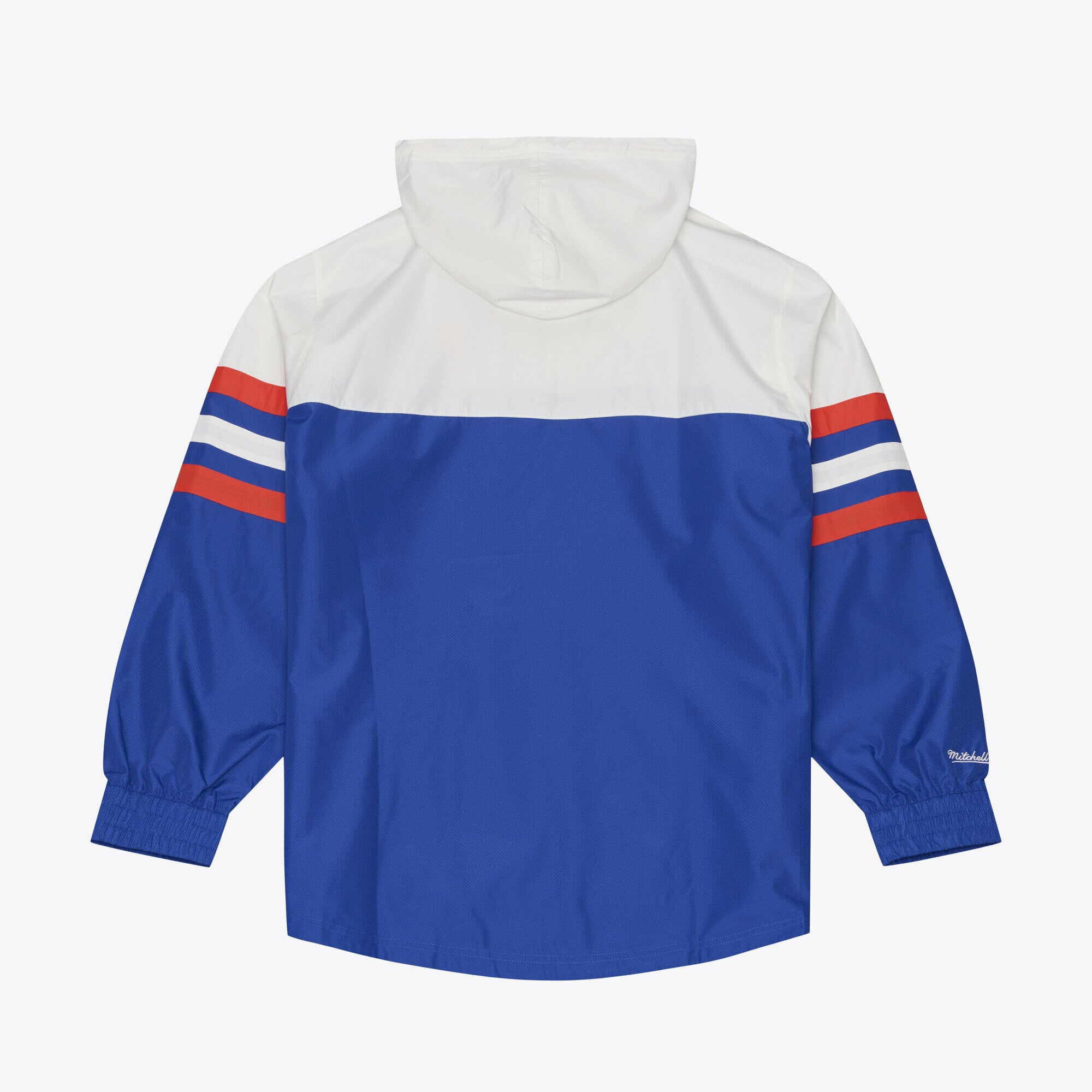 Coupe-vent anorak léger à fermeture éclair quart de tour Mitchell & Ness bleu pour homme