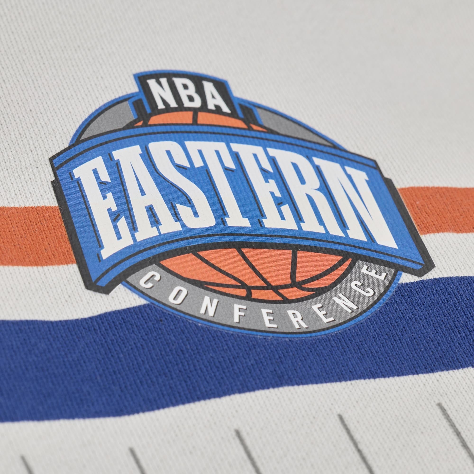 Sweat-shirt à col rond en polaire Mitchell & Ness gris New York Knicks Hardwood Classics Too Maxxed pour homme