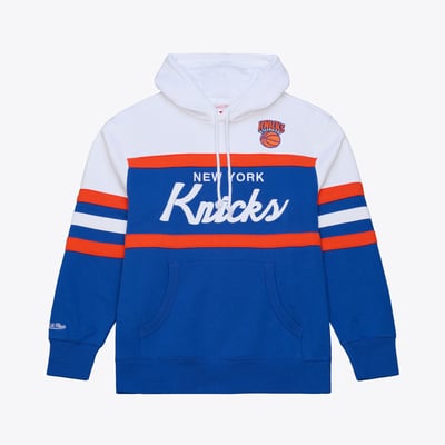 New York Knicks Mitchell & Ness Head Coach Hoodie - Royal