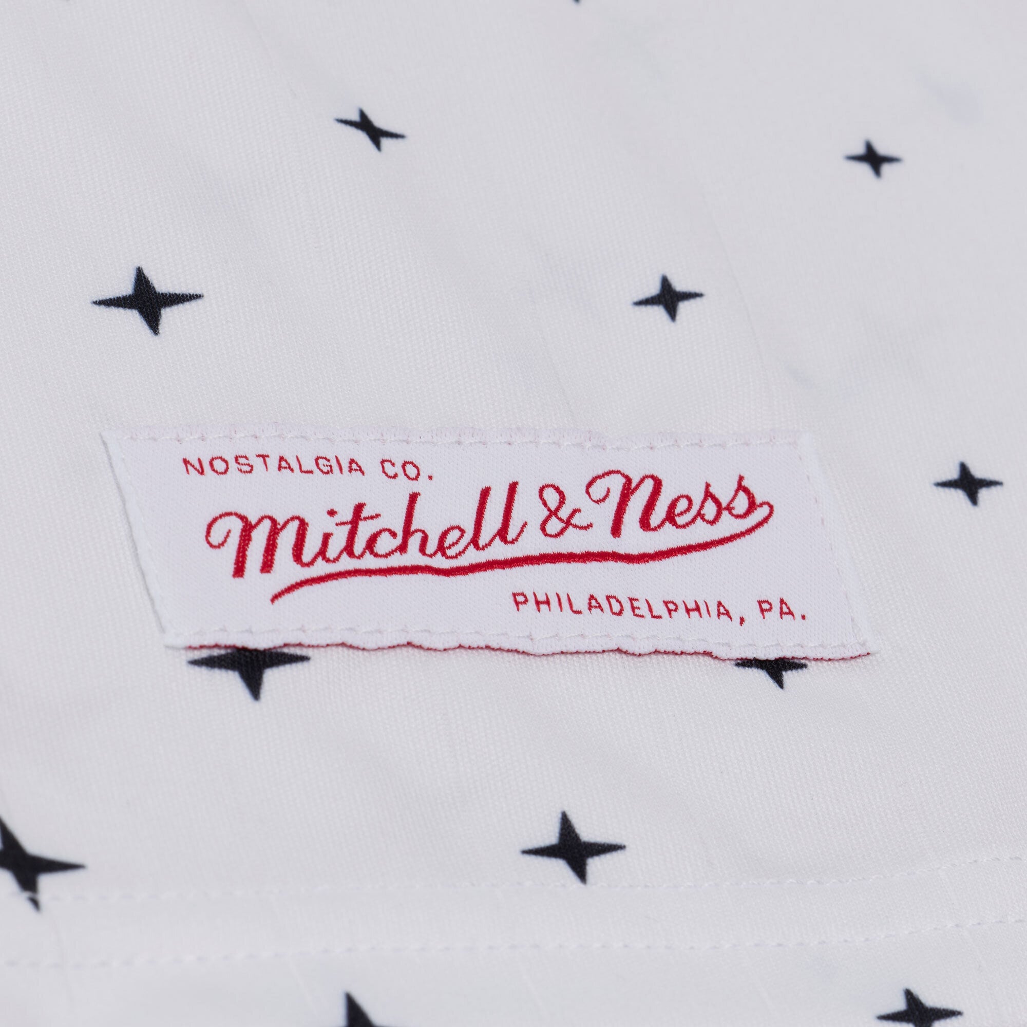 Men's Mitchell & Ness White New York Knicks Long Sleeve Polo Jersey