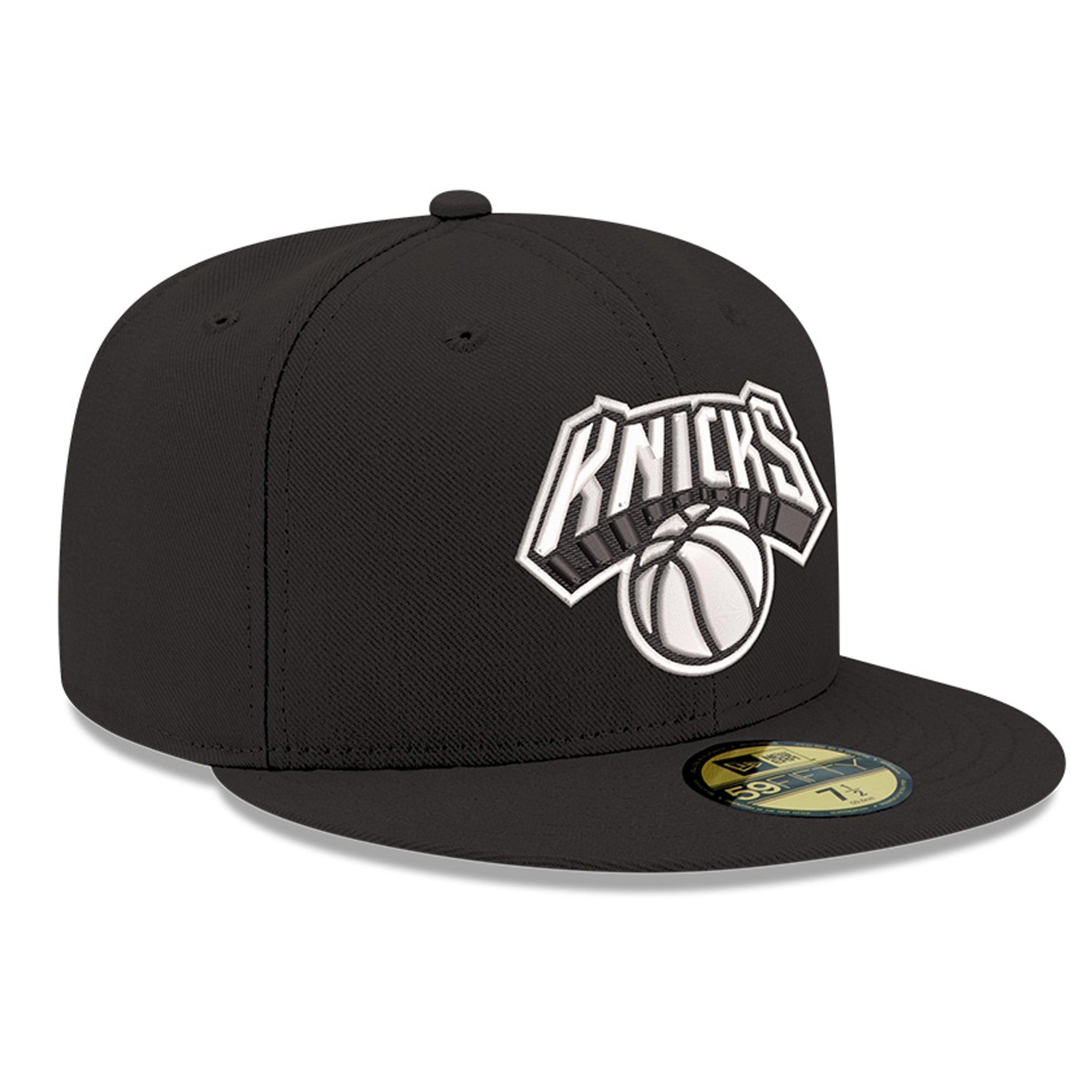 Men's New Era Black York Knicks 59FIFTY Fitted Hat